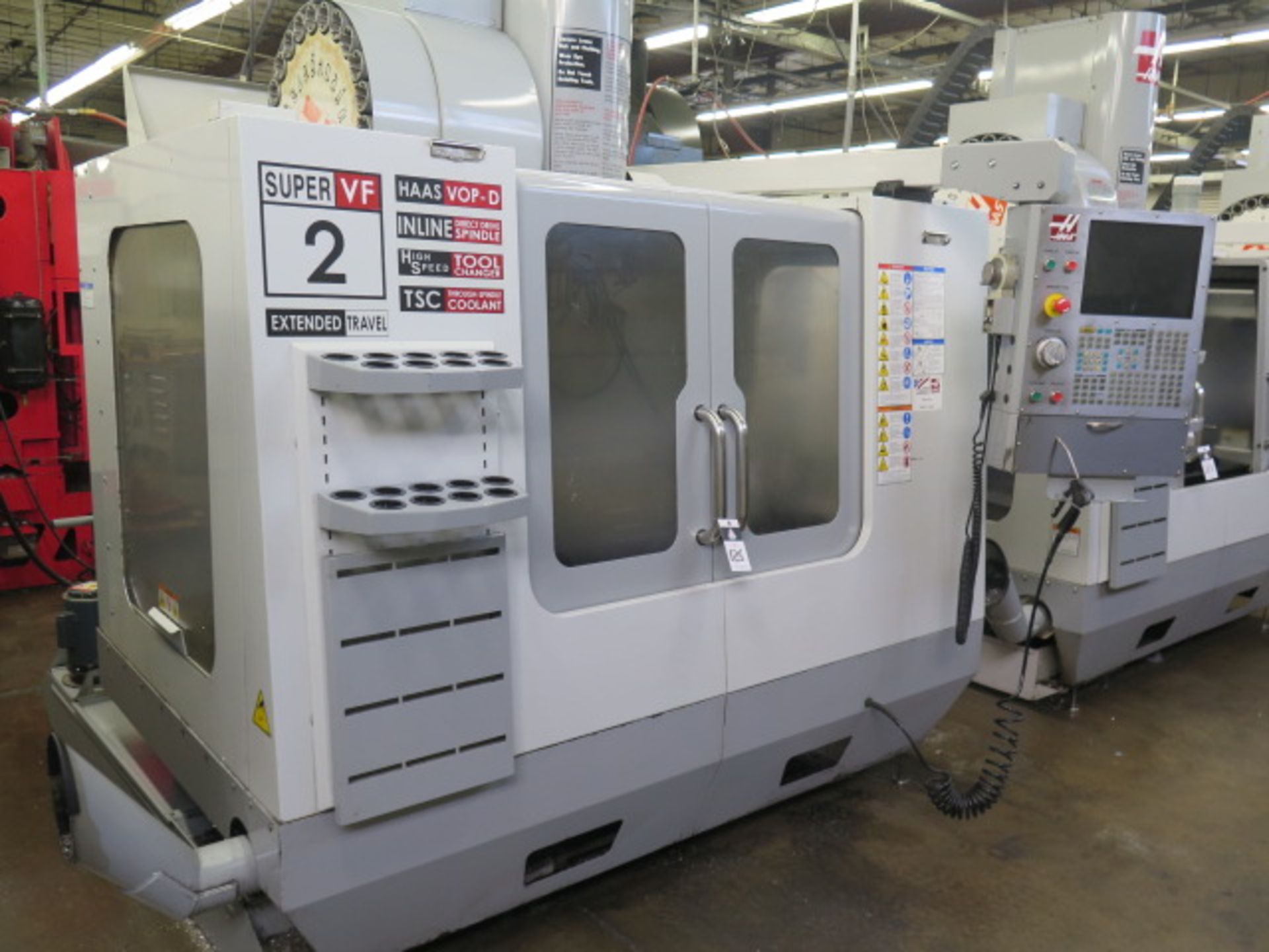 2007 Haas VF-2SSYT 4-Axis CNC VMC s/n 1061412 w/ Haas Controls, Hand Wheel, SOLD AS IS - Image 2 of 20