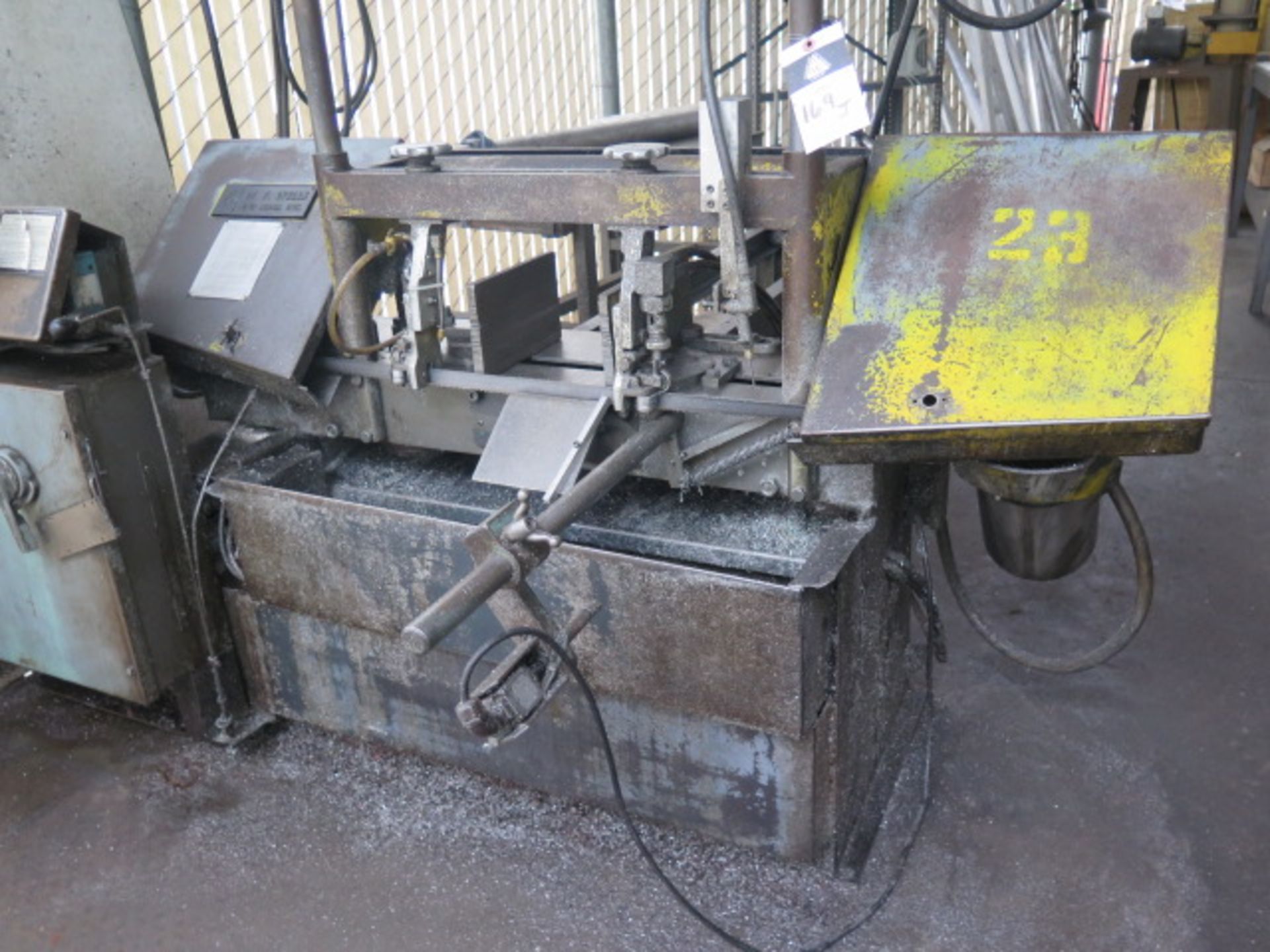 W.F. Wells Automatic 9" Horizontal Band Saw w/ Work Stop, Coolant (SOLD AS-IS - NO WARRANTY) - Image 2 of 7