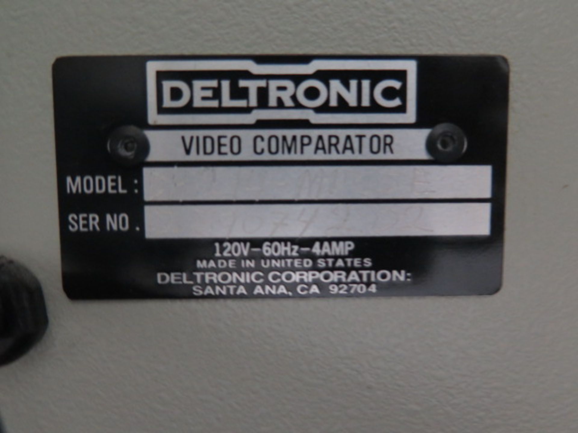 Deltronic DH214-MPC5E 14” Optical Comparator s/n 259074202 w/Deltronic MPC-5 Programmable SOLD AS IS - Image 12 of 12