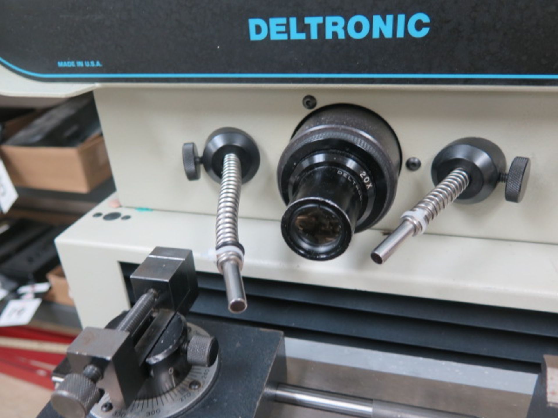 Deltronic DH214-MPC5E 14” Optical Comparator s/n 259074202 w/Deltronic MPC-5 Programmable SOLD AS IS - Image 6 of 12