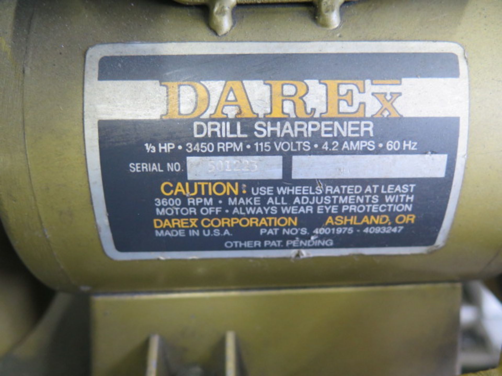 Darex Precision Drill Sharpener (SOLD AS-IS - NO WARRANTY) - Image 7 of 7