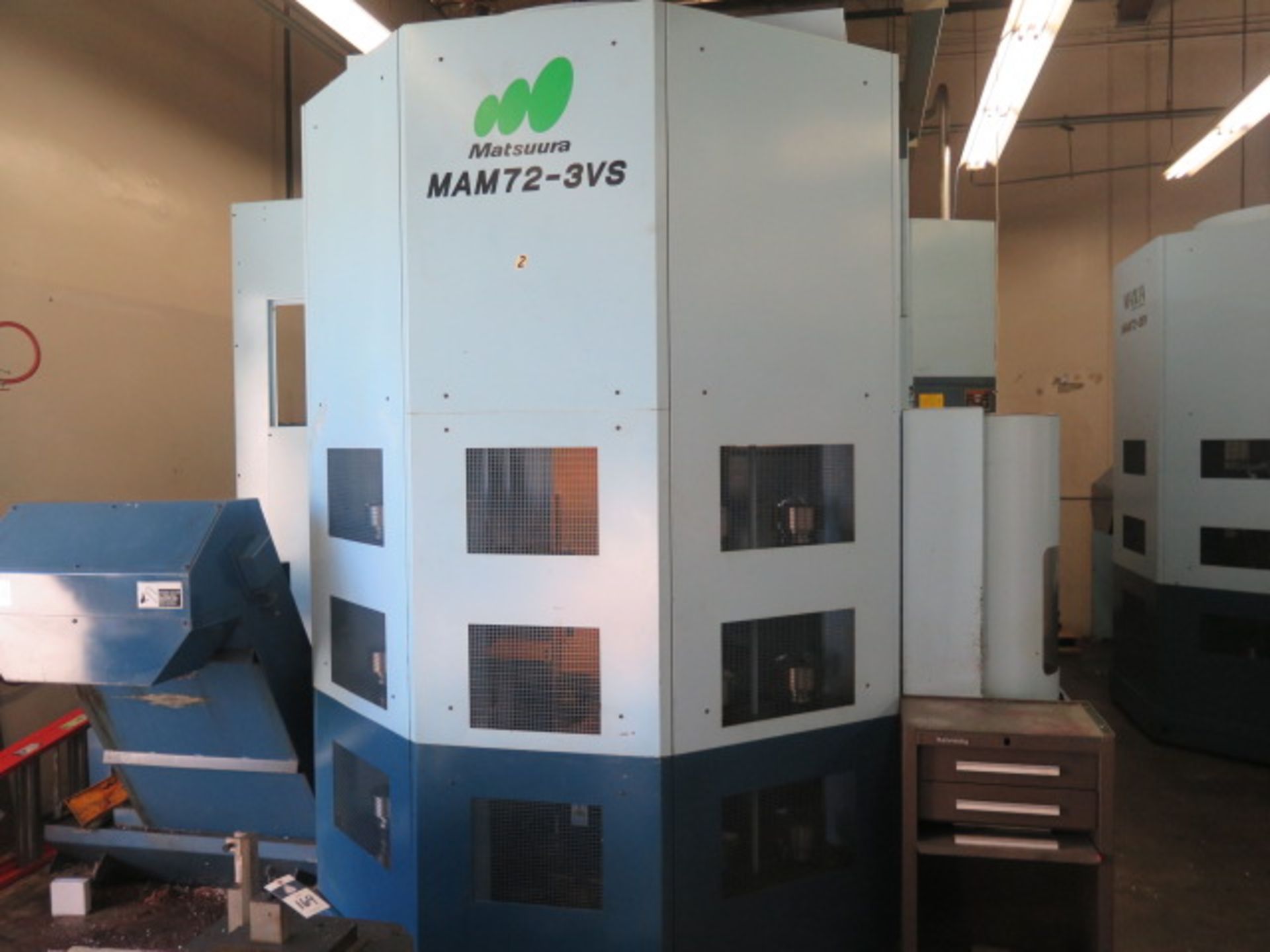 2001 Matsuura MAM-72-3VS 5-Axis Multi Pallet CNC Vertical Machining Center s/n 010214535, SOLD AS IS - Image 3 of 35