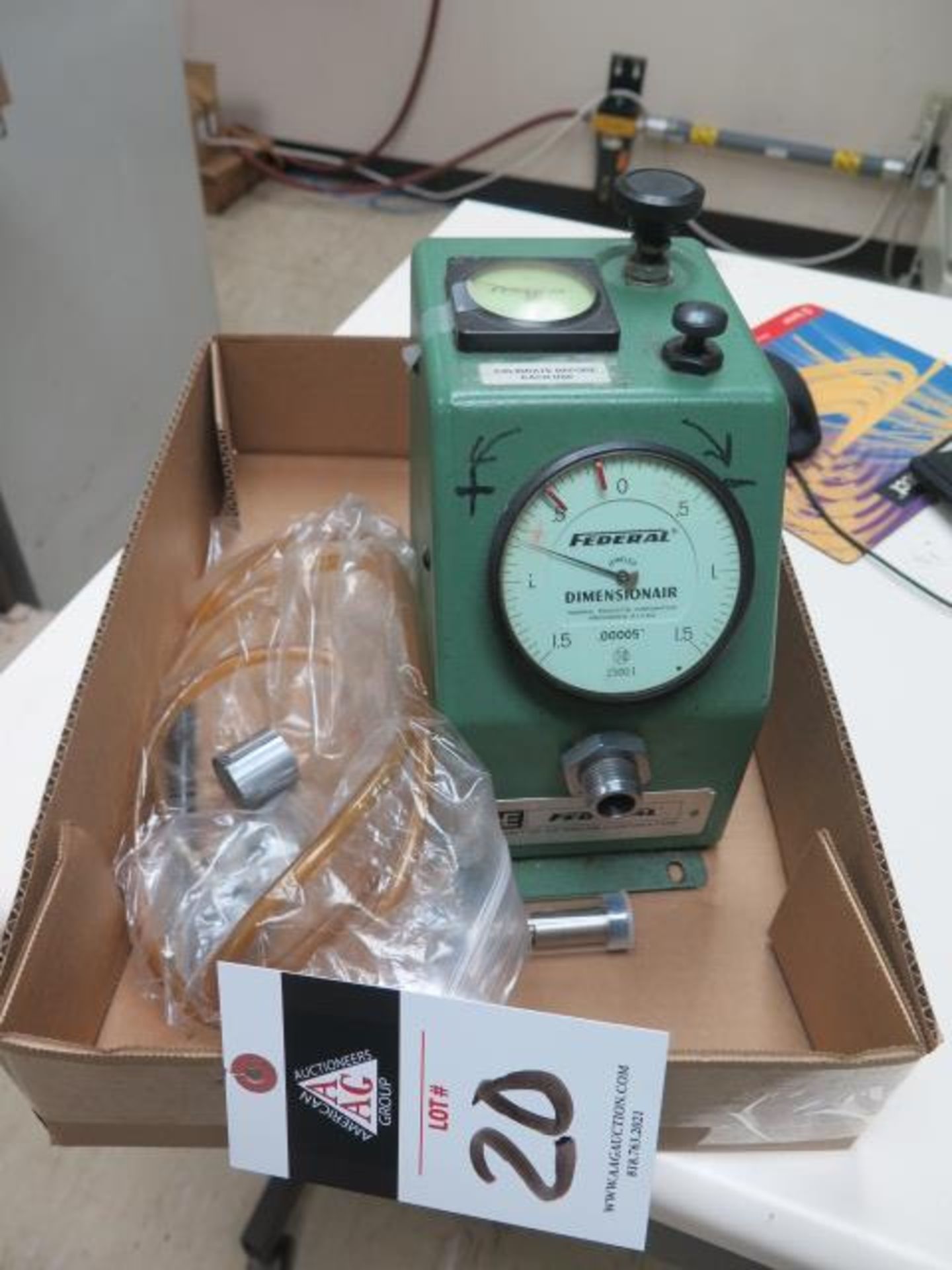 Federal Dimensionaire Air Bore Gage w/ Gage Sets (SOLD AS-IS - NO WARRANTY)