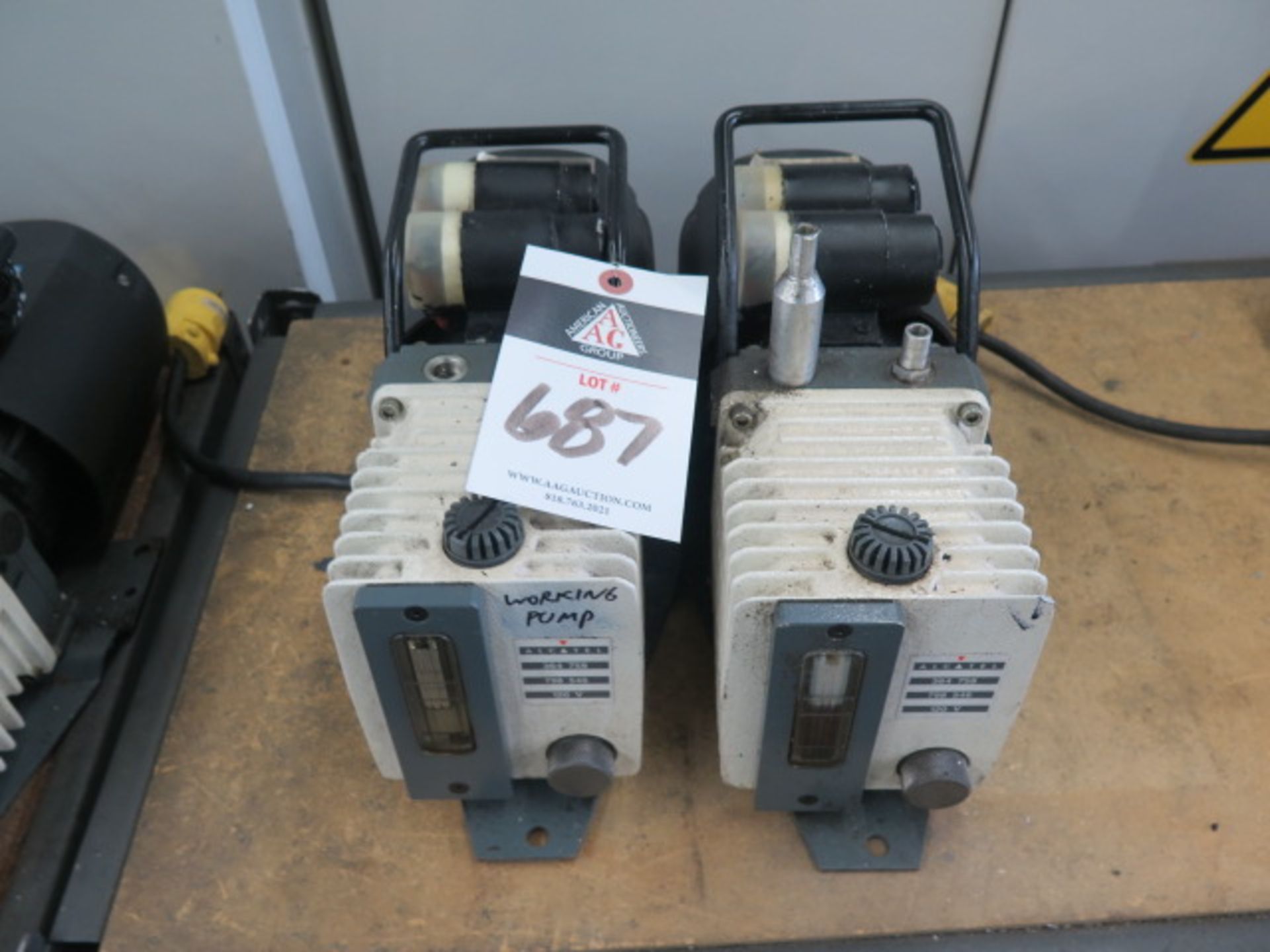 Alcatel Vacuum Pumps (2) (SOLD AS-IS - NO WARRANTY)