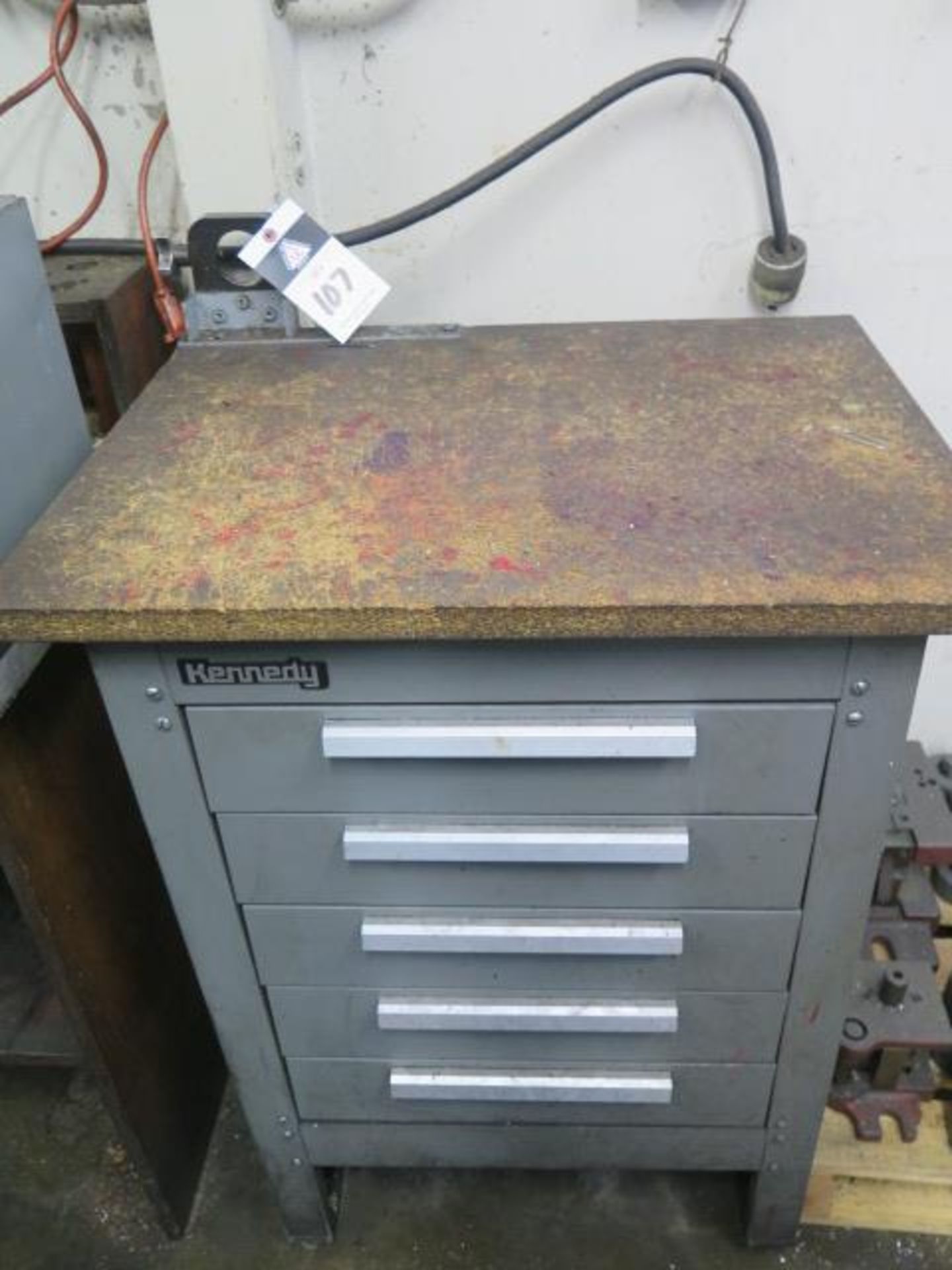 Kennedh 5-Drawer Work Bench (SOLD AS-IS - NO WARRANTY)