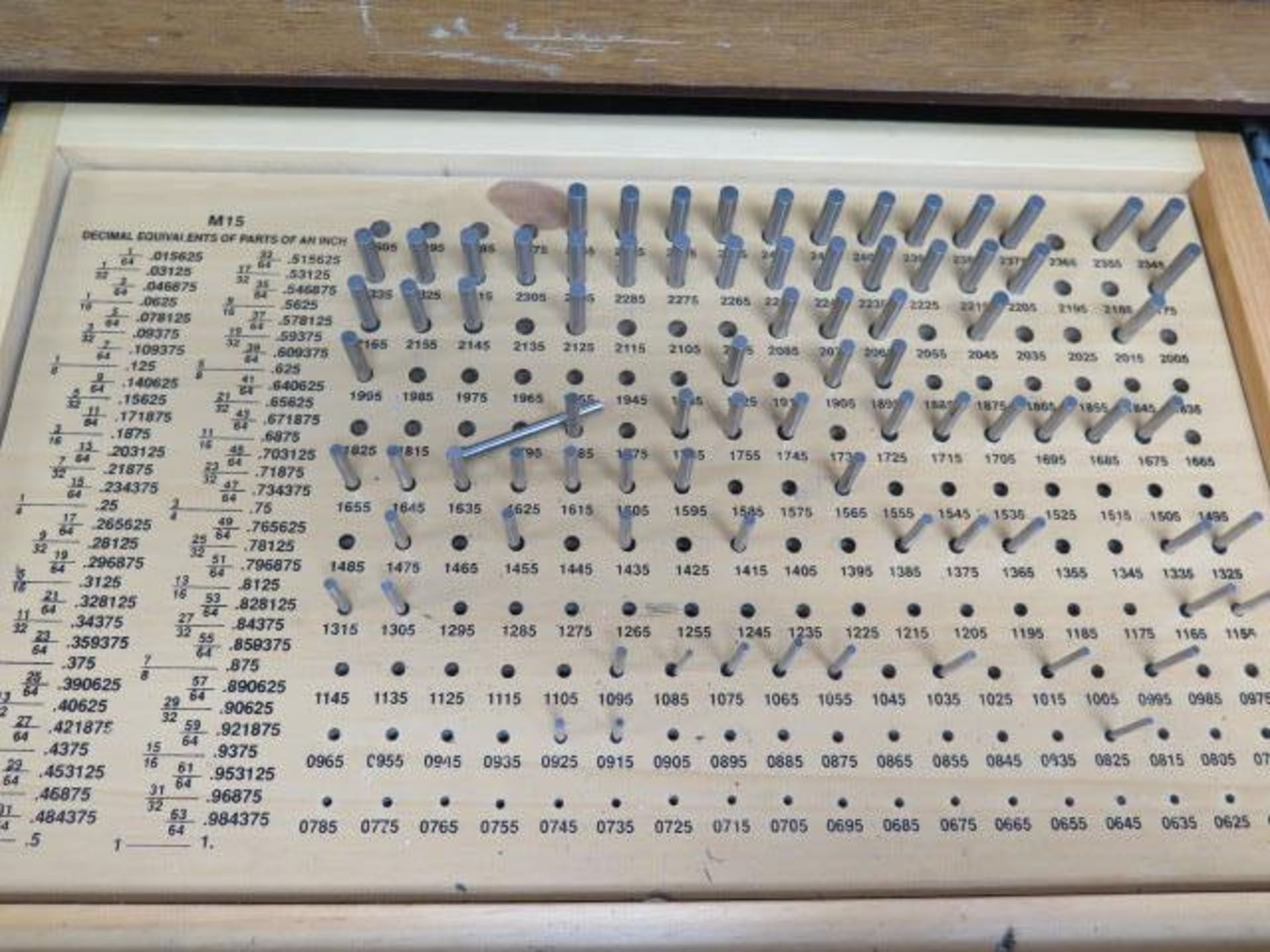 Meyer Pin Gage Cabinets (2) .061"-1.000" (SOLD AS-IS - NO WARRANTY) - Image 5 of 8