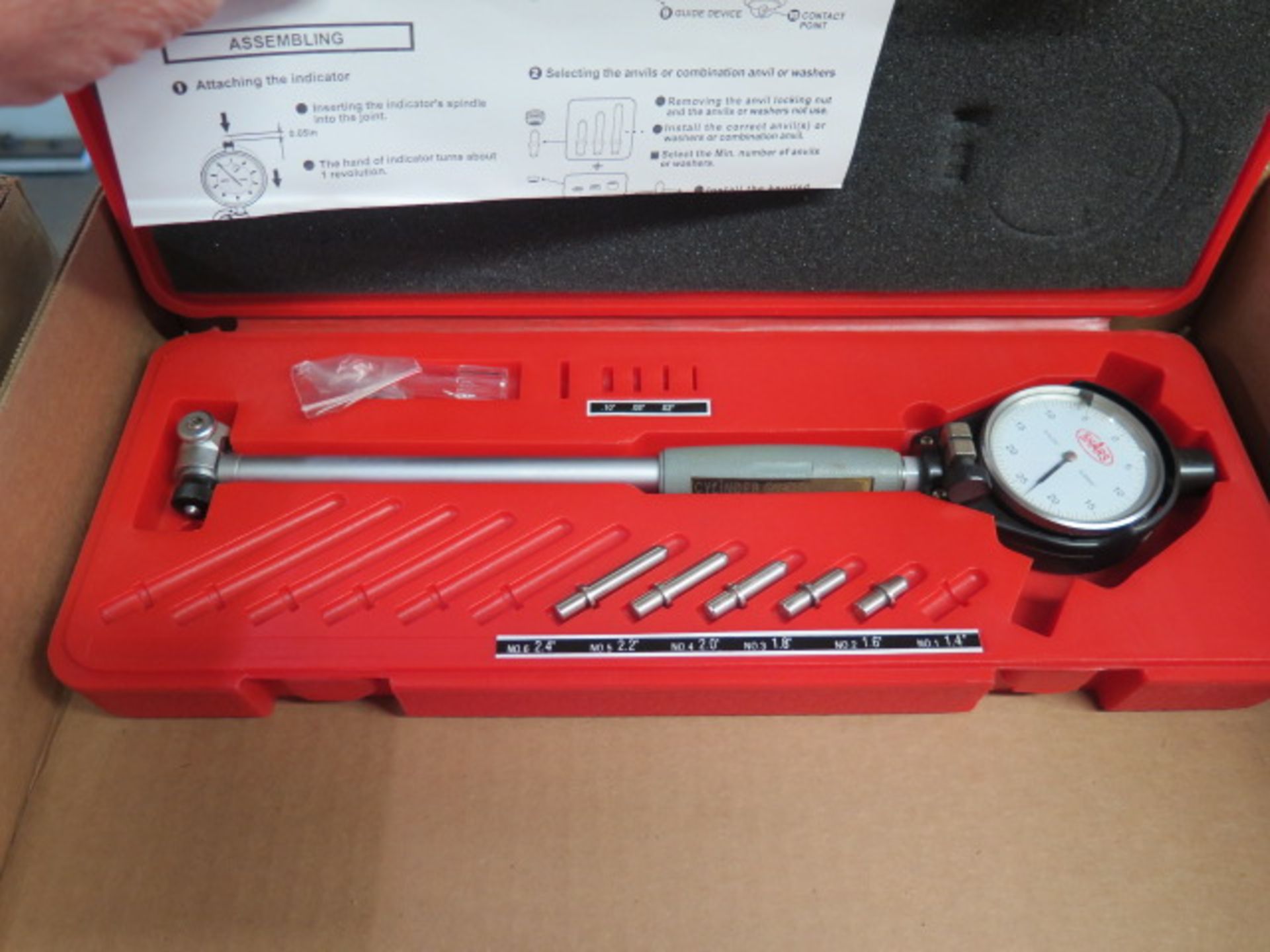 Import 2.0"-4.0" , 1.4"-2.4" Dial More Gages and Mitutoyo 1.4"-2.4" Dial Bore Gage (SOLD AS-IS - - Image 3 of 4