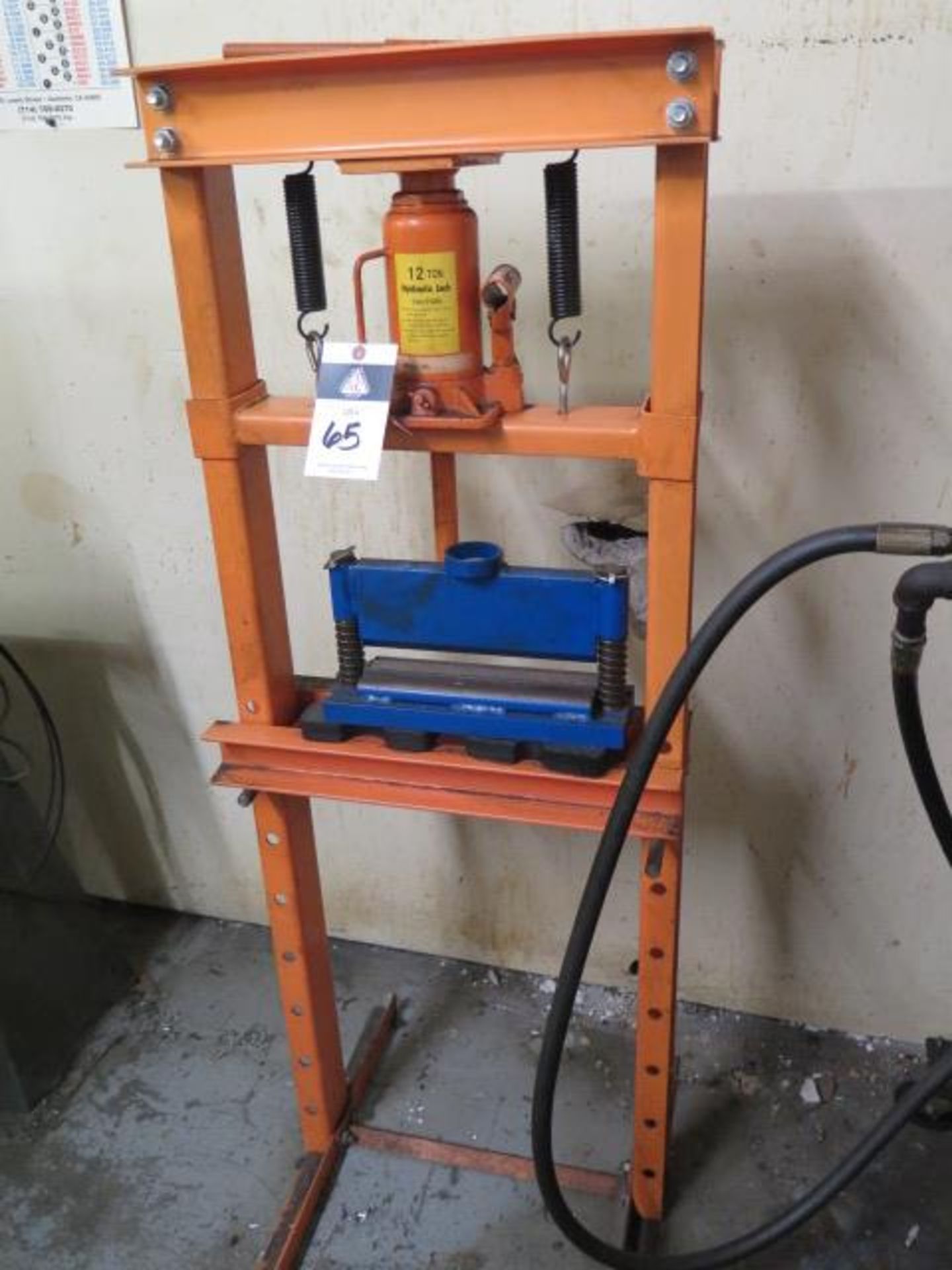 Central Hydraulics 12 Ton Hydraulic H-Frame Press (SOLD AS-IS - NO WARRANTY)