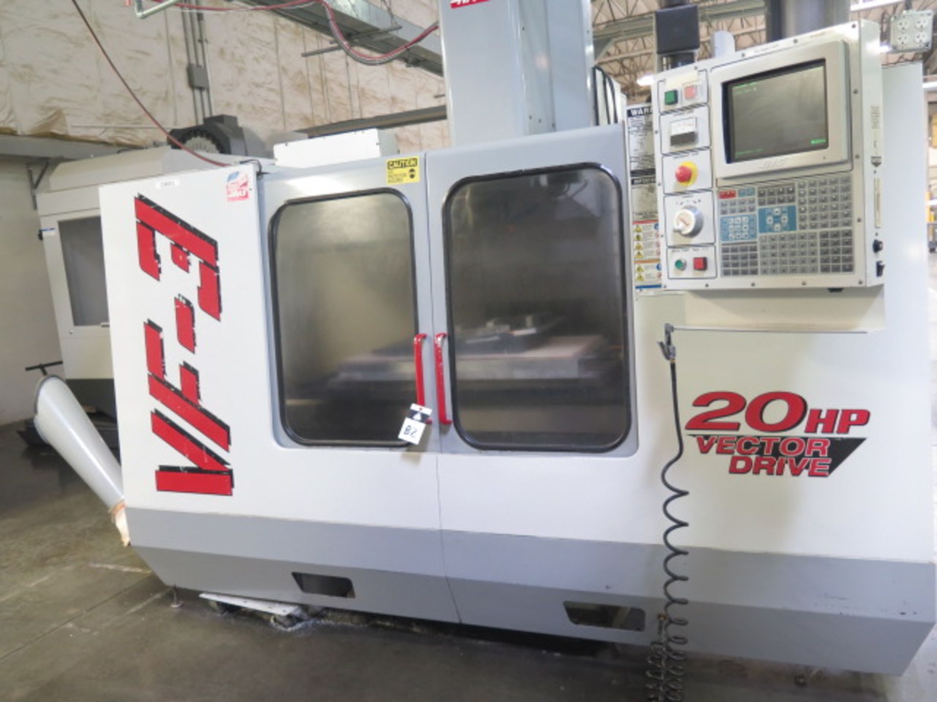 1999 Haas VF-3 4-Axis CNC Vertical Machining Center s/n 18341 w/ Haas Controls, 32-Station ATC,