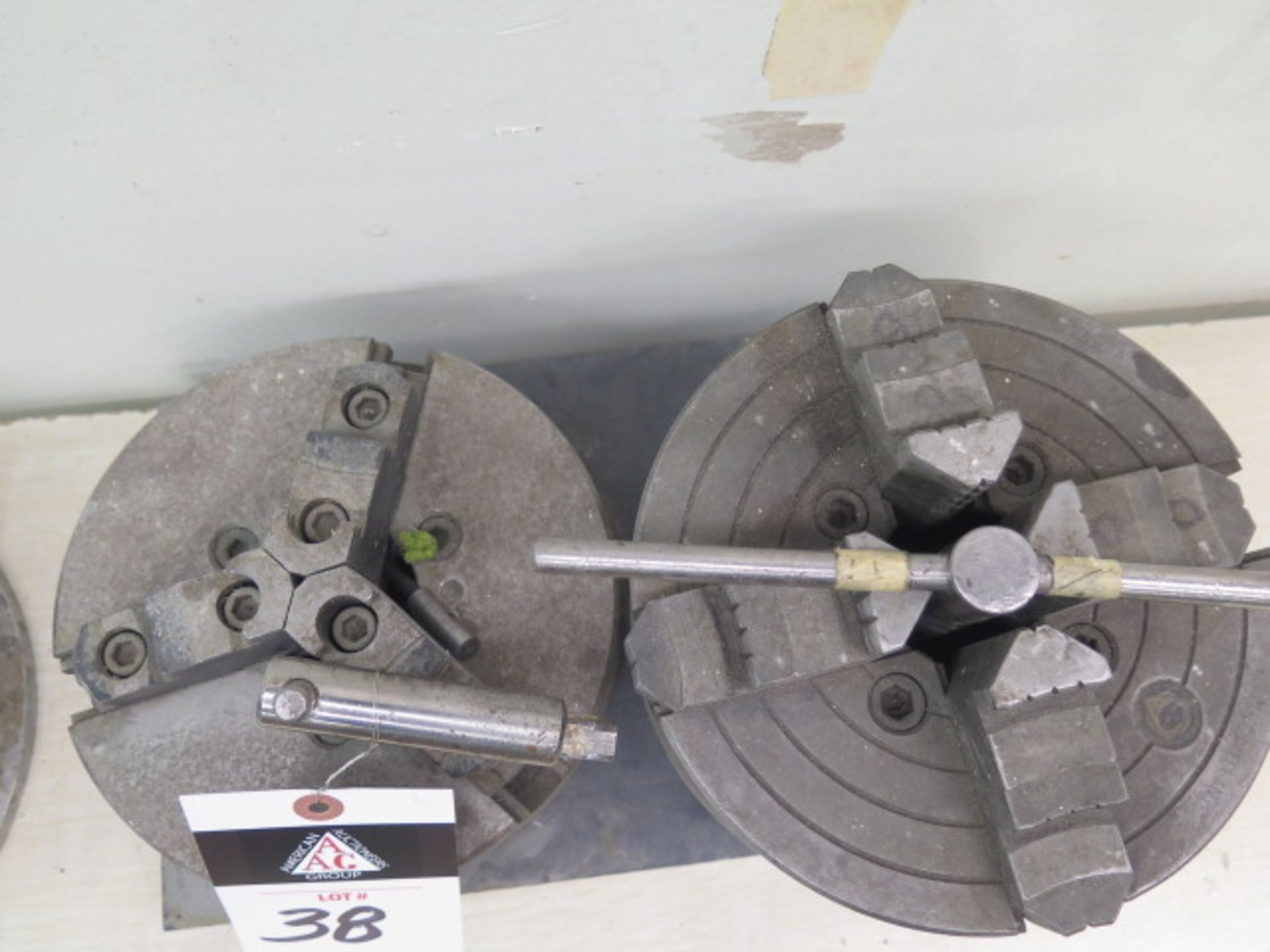 8" 3-Jaw Chuck and 8" 4-Jaw Chuck (SOLD AS-IS - NO WARRANTY) - Image 3 of 4