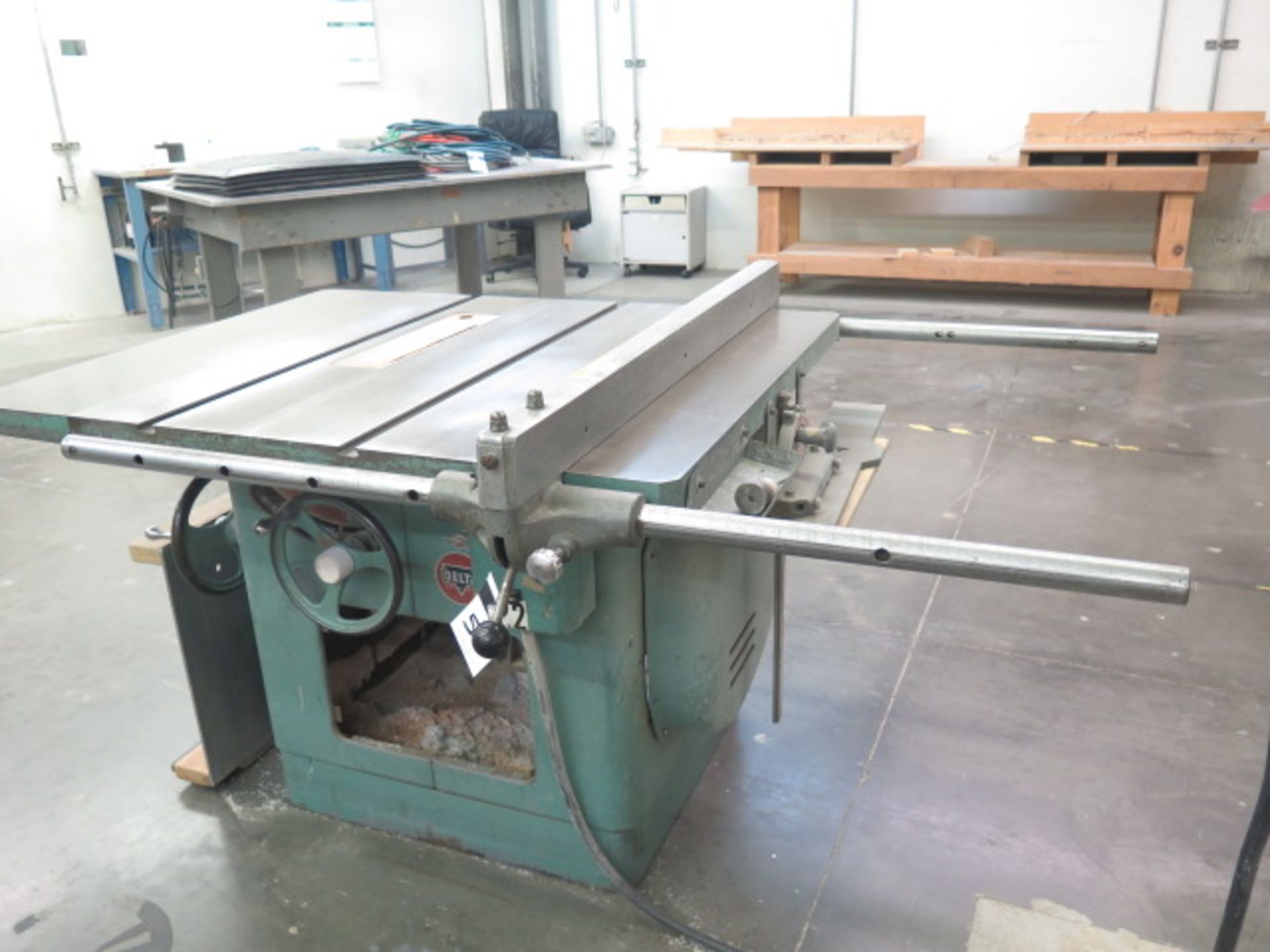 Delta Tilting Arbor Table Saw w/ 38” x 47” Table, Fence (SOLD AS-IS - NO WARRANTY) - Image 3 of 8