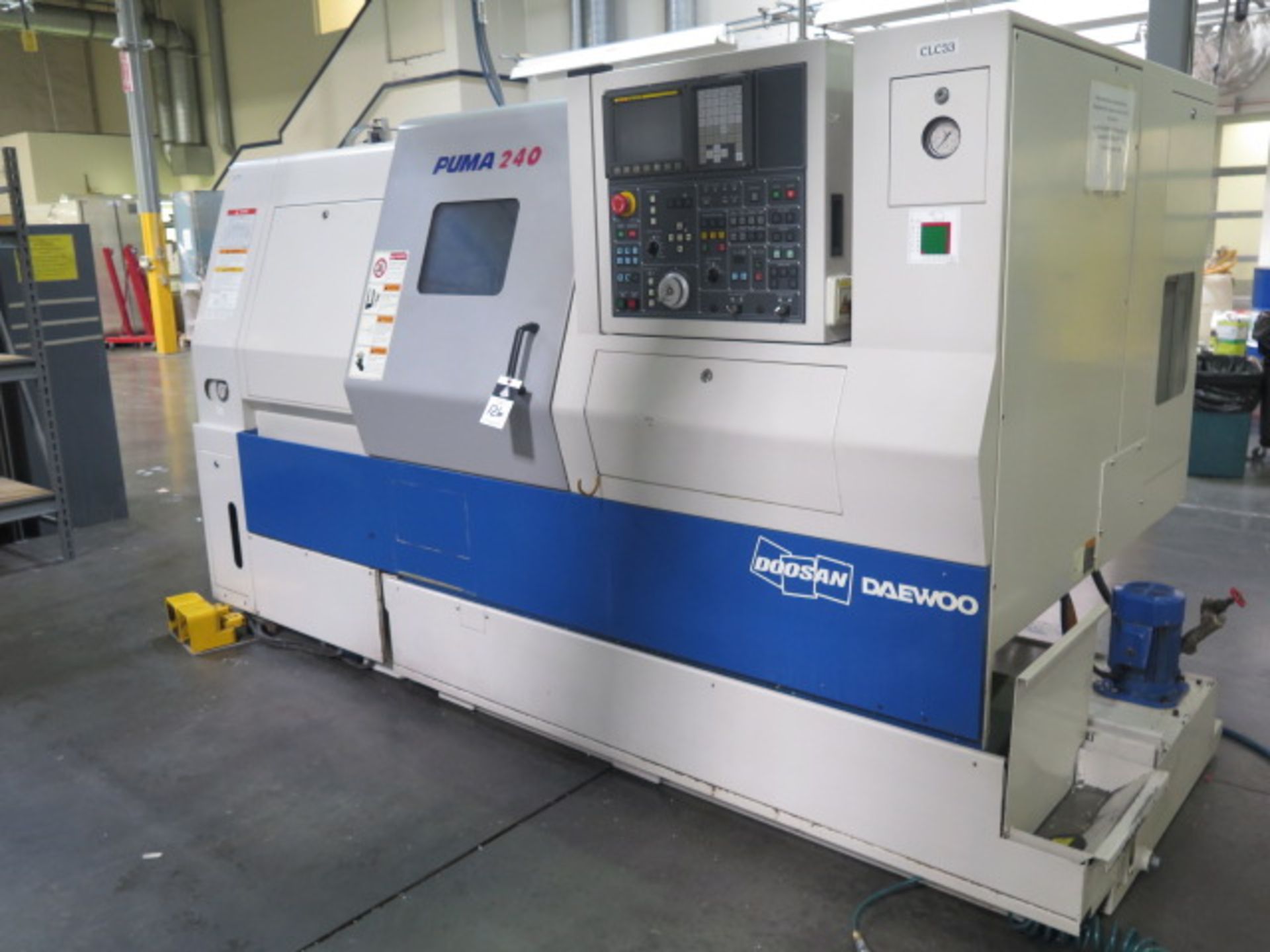 2005 Doosan PUMA240B CNC Turning Center s/n PM241566 w/ Fanuc Series 0i-TB Controls, SOLD AS IS - Image 2 of 18