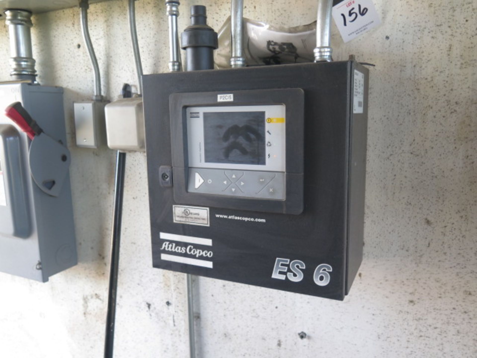 Atlas Copco ES6 PLC Compressor Controller System (SOLD AS-IS - NO WARRANTY)