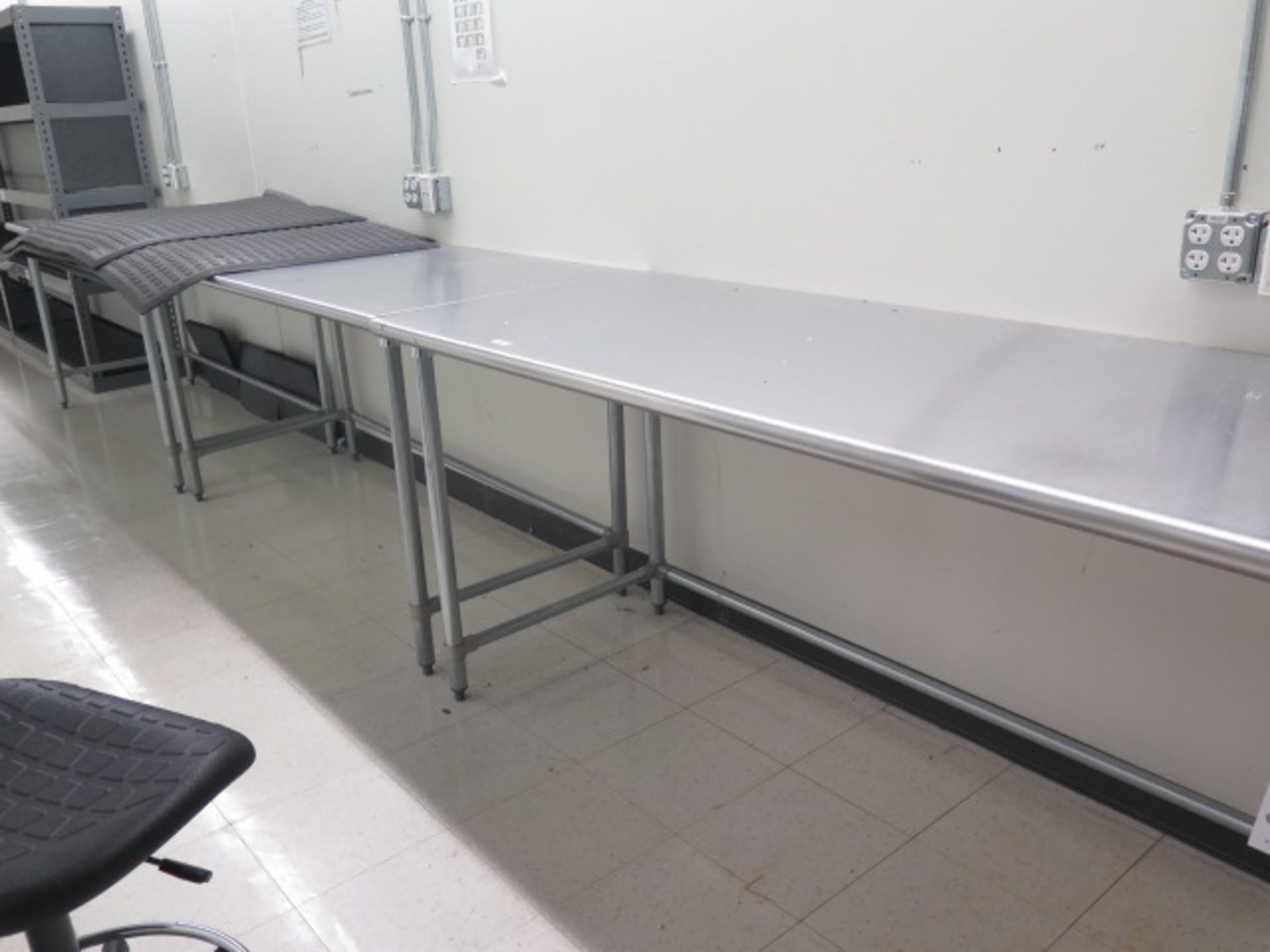 30" x 72" Stainless Steel Lab Benches (3) (SOLD AS-IS - NO WARRANTY) - Image 2 of 5