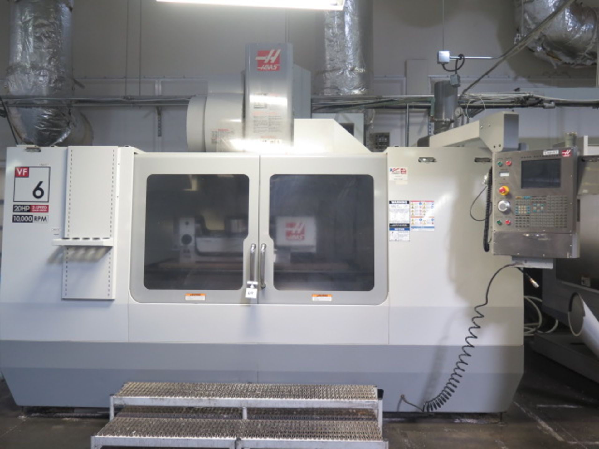 2006 Haas VF-6B/40 5-Axis Ready CNC Vertical Machining Center s/n 848778 w/ Haas Controls, Hand