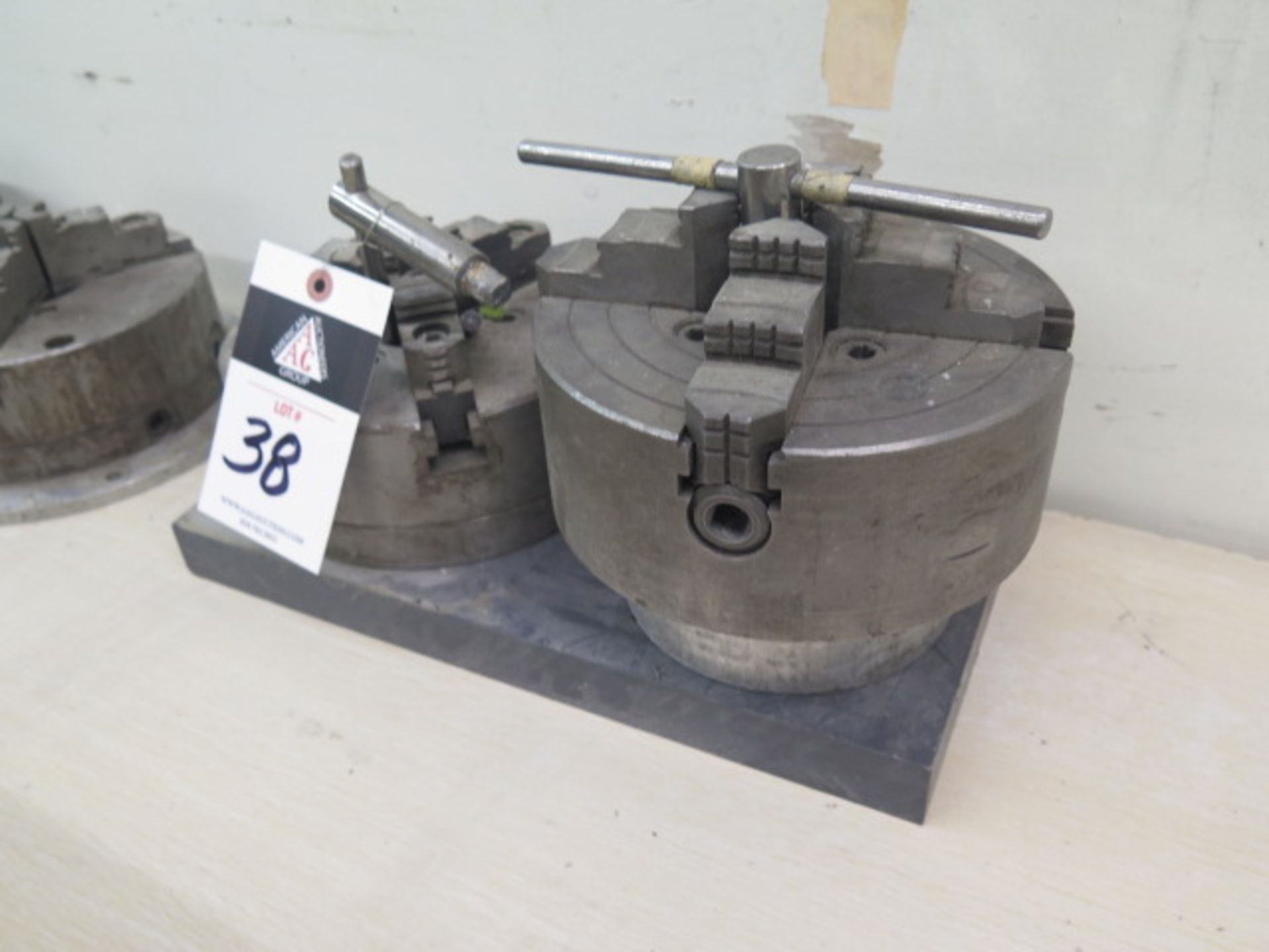 8" 3-Jaw Chuck and 8" 4-Jaw Chuck (SOLD AS-IS - NO WARRANTY) - Image 2 of 4