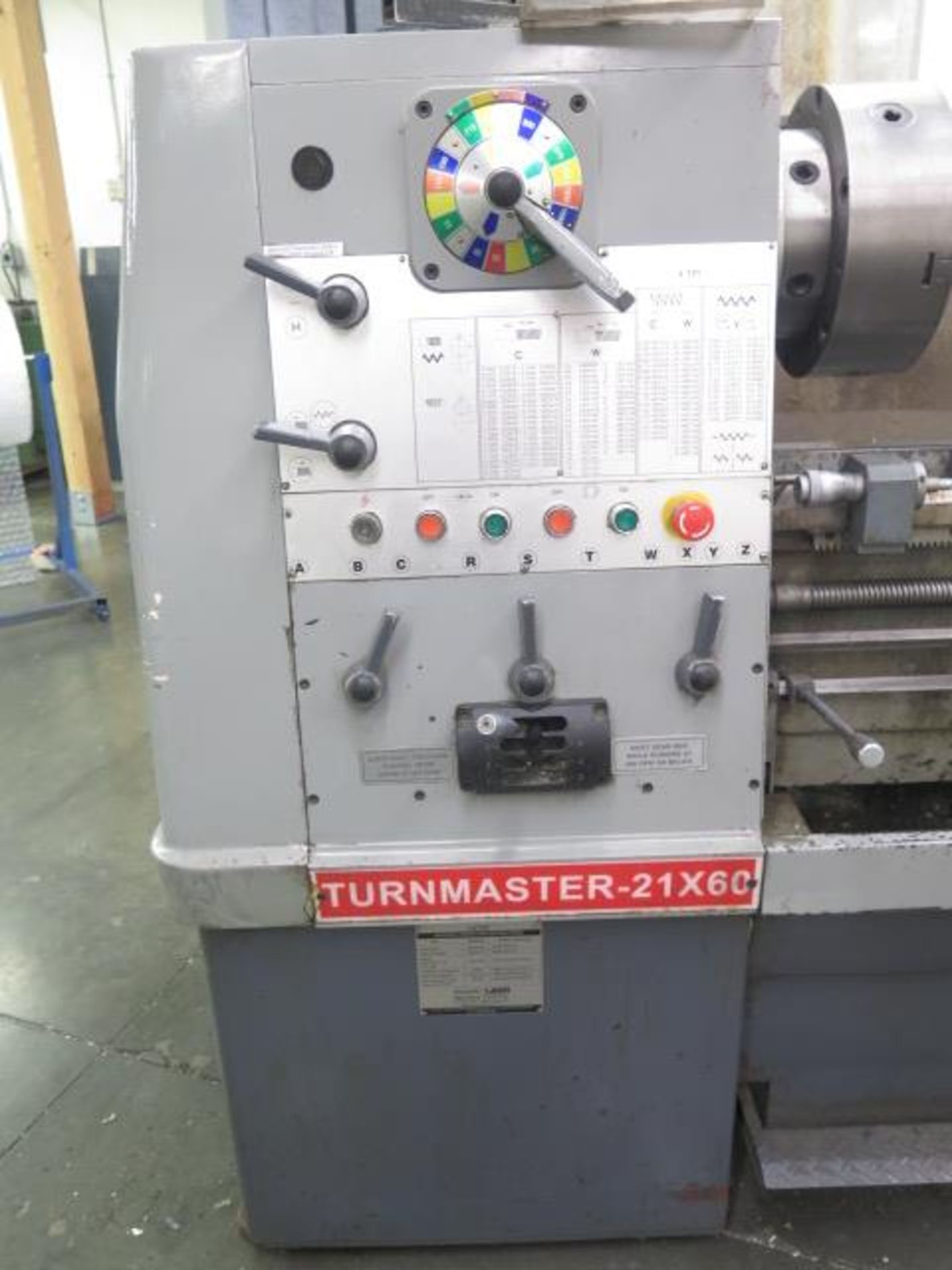 Lagun Turnmaster 21” x 60” Geared Gap Bed Lathe w/ Anilam Wizard 211 Programmable DRO, SOLD AS IS - Image 3 of 13