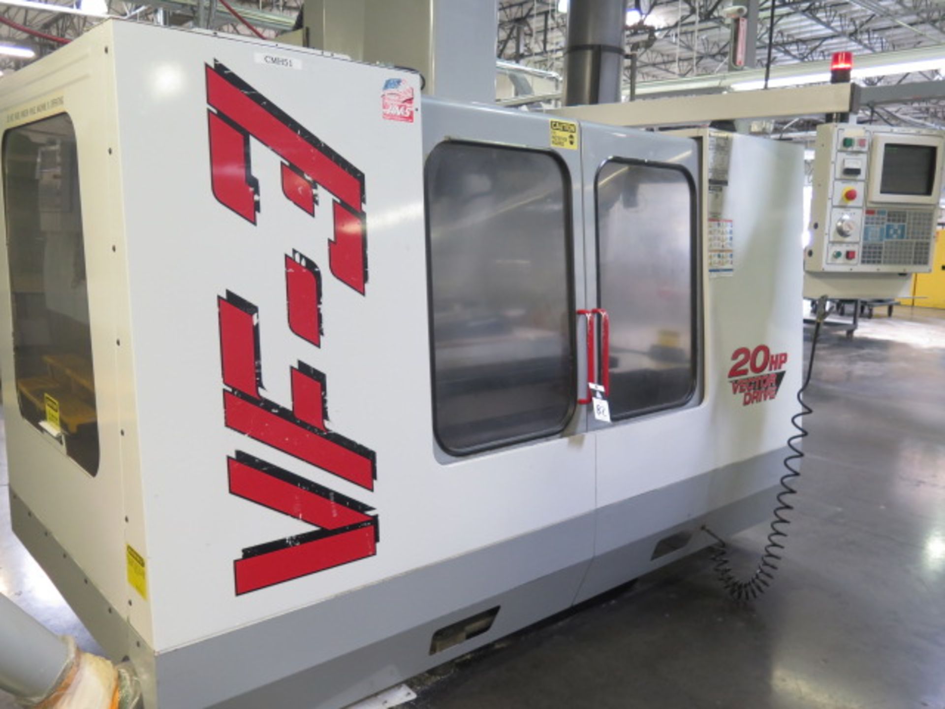 1999 Haas VF-3 4-Axis CNC Vertical Machining Center s/n 18341 w/ Haas Controls, 32-Station ATC, - Image 3 of 16