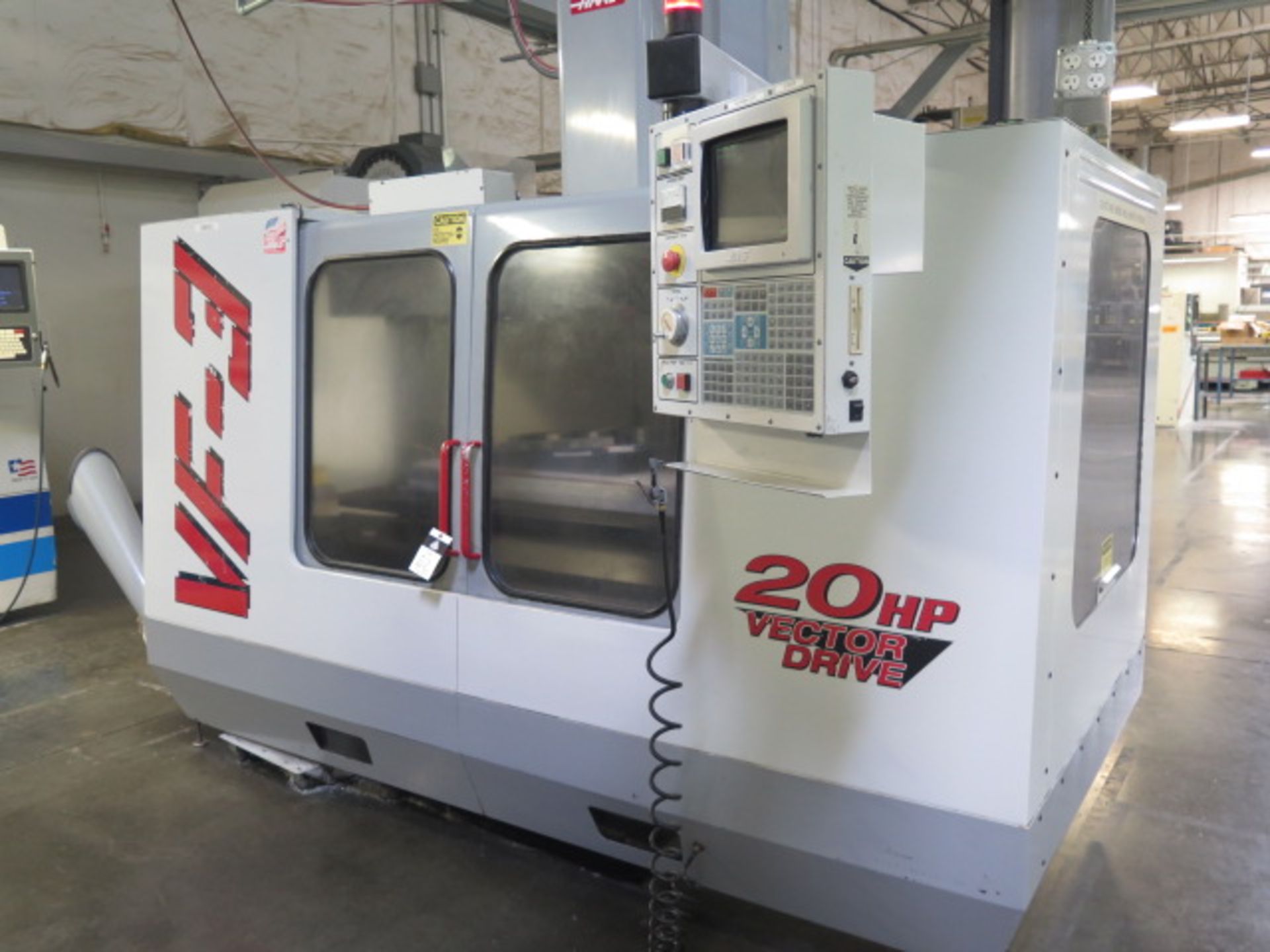 1999 Haas VF-3 4-Axis CNC Vertical Machining Center s/n 18341 w/ Haas Controls, 32-Station ATC, - Image 2 of 16