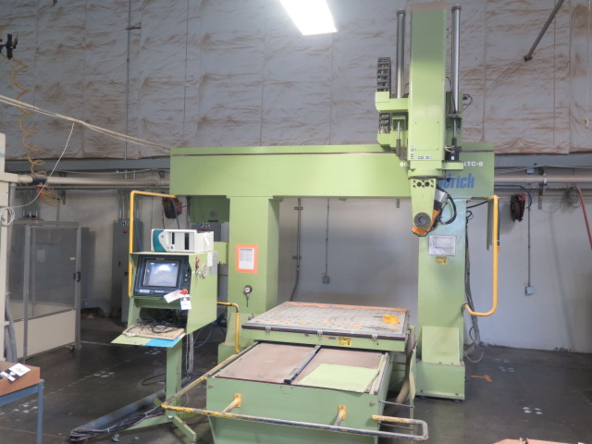 2000 Hendrick CRH30 60ZXY-11-1616BY 5-Axis CNC Router s/n POR1896. NEEDS REPAIR & SOLD AS IS