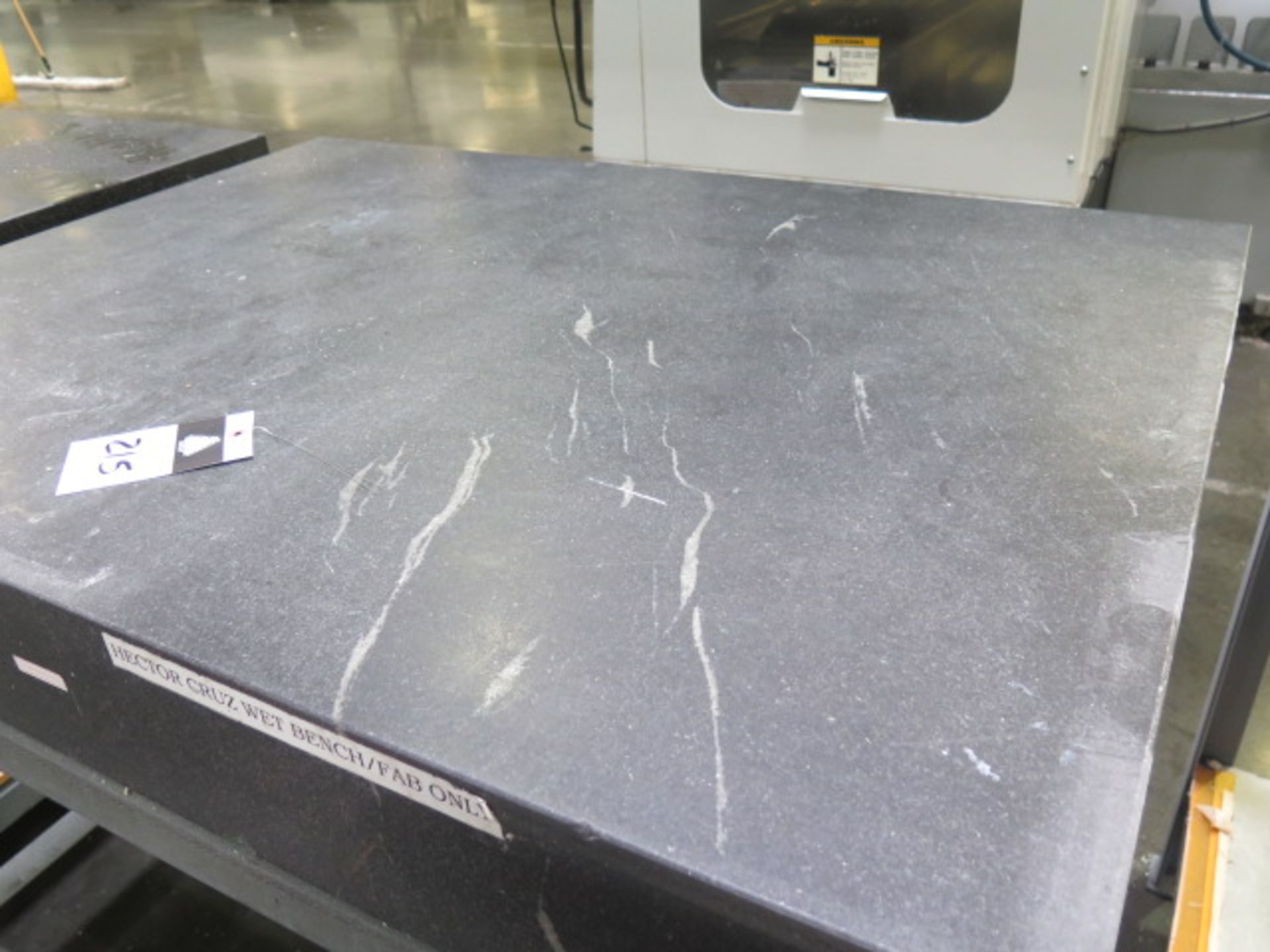 36" x 48" x 6" Granite Surface Plate w/ Stand (SOLD AS-IS - NO WARRANTY) - Image 4 of 5