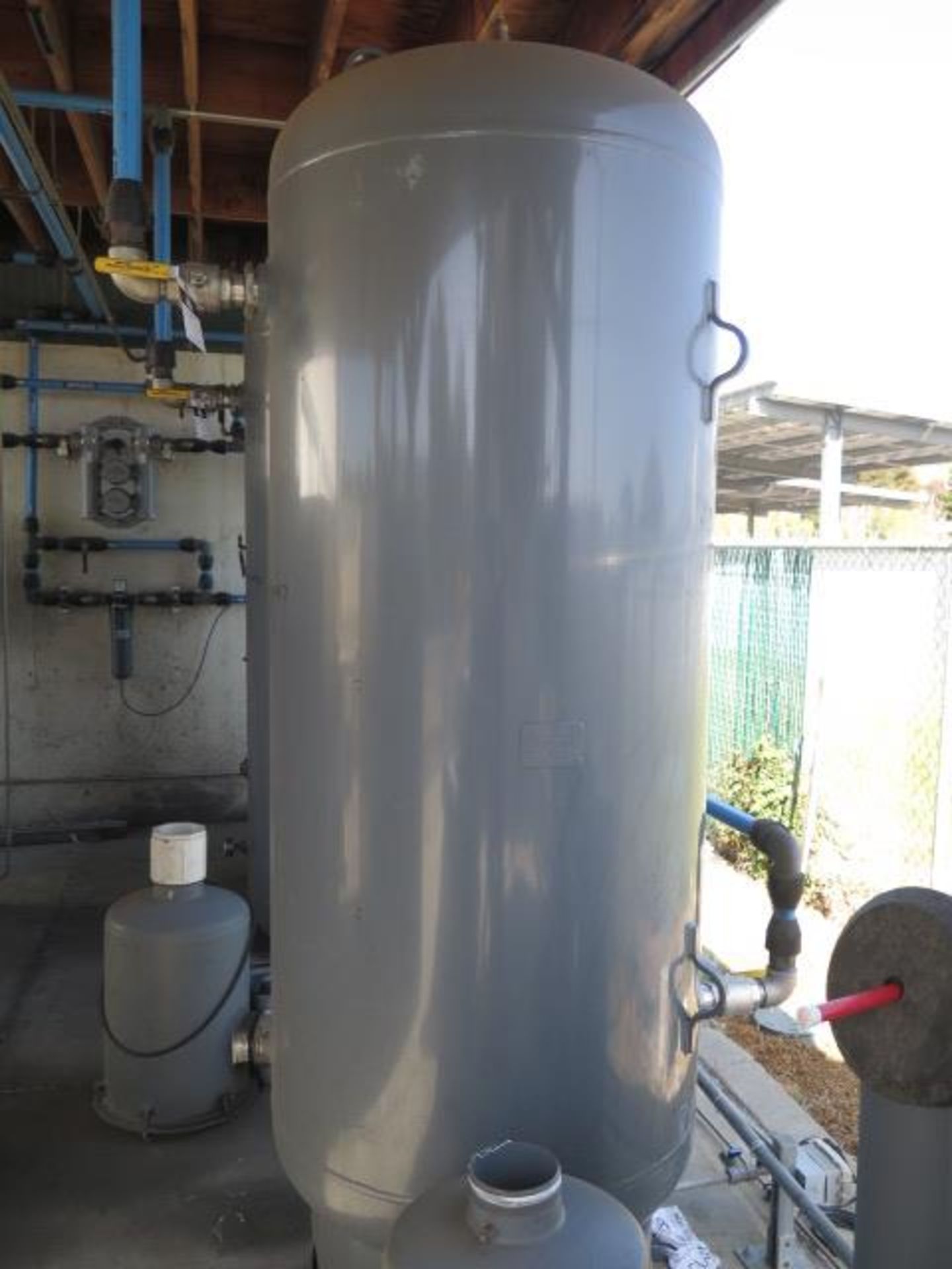 400 Gallon Vertical Air Storage Tank (SOLD AS-IS - NO WARRANTY) - Image 2 of 3