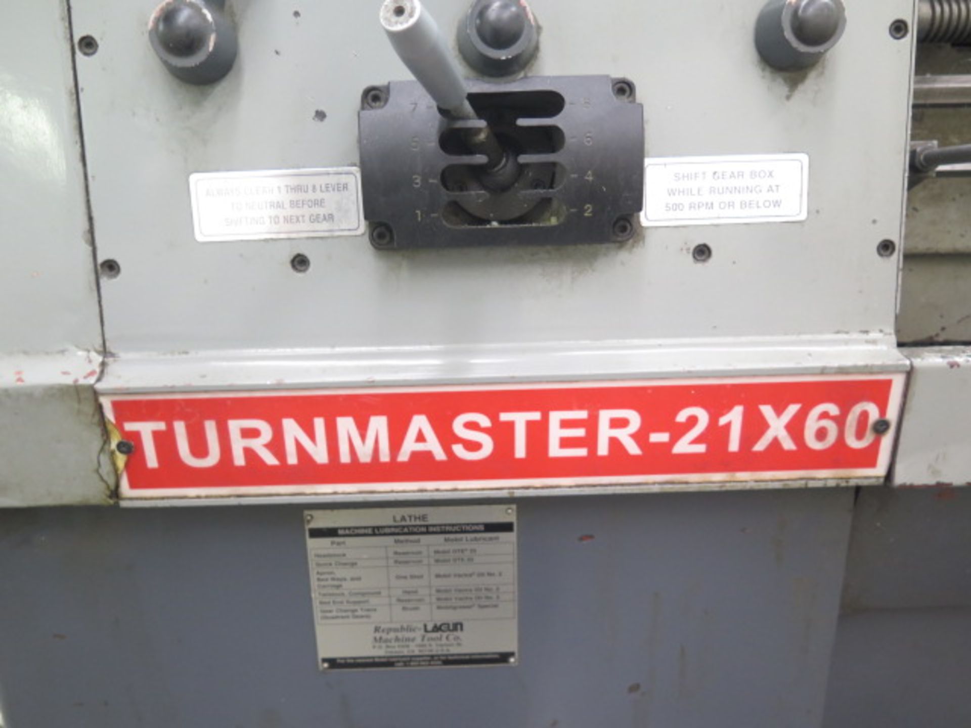 Lagun Turnmaster 21” x 60” Geared Gap Bed Lathe w/ Anilam Wizard 211 Programmable DRO, SOLD AS IS - Image 12 of 13