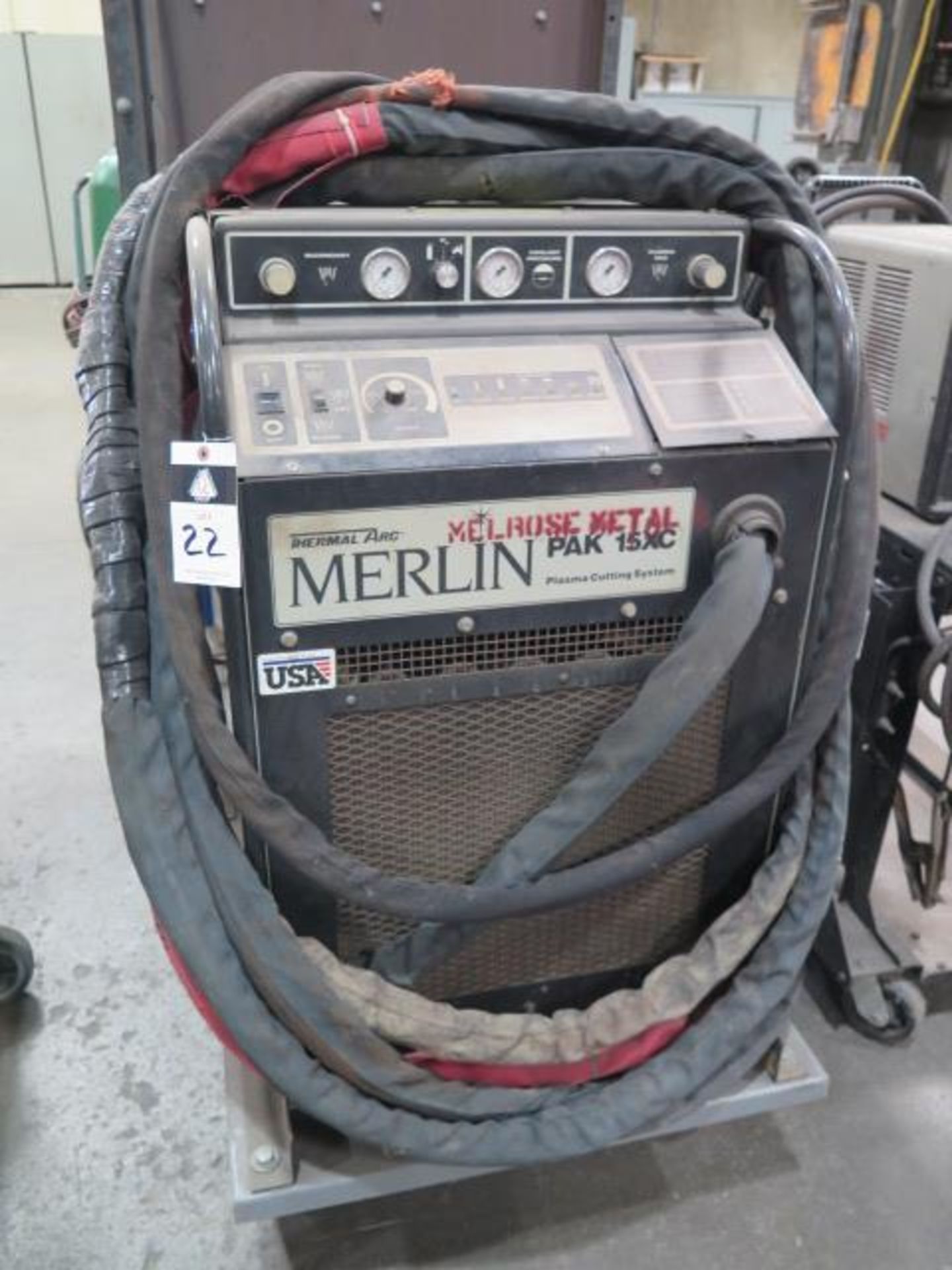 Thermal Arc Merlin PAK 15XC Plasma Cutting Sysyem w/ Cart (SOLD AS-IS - NO WARRANTY)