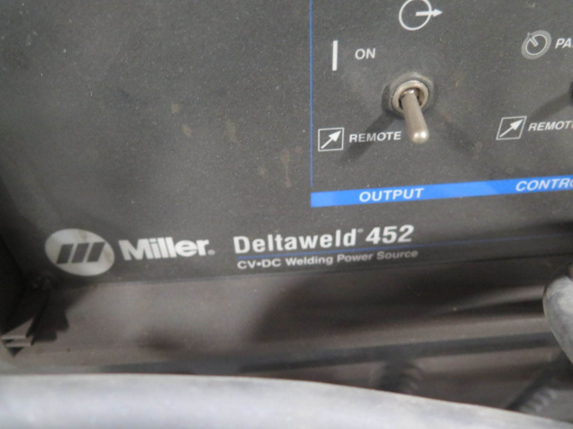 Miller Deltaweld 452 CV-DC Arc Welding Power Source w/ Miller 22A Wire Feeder (SOLD AS-IS - NO - Image 7 of 7