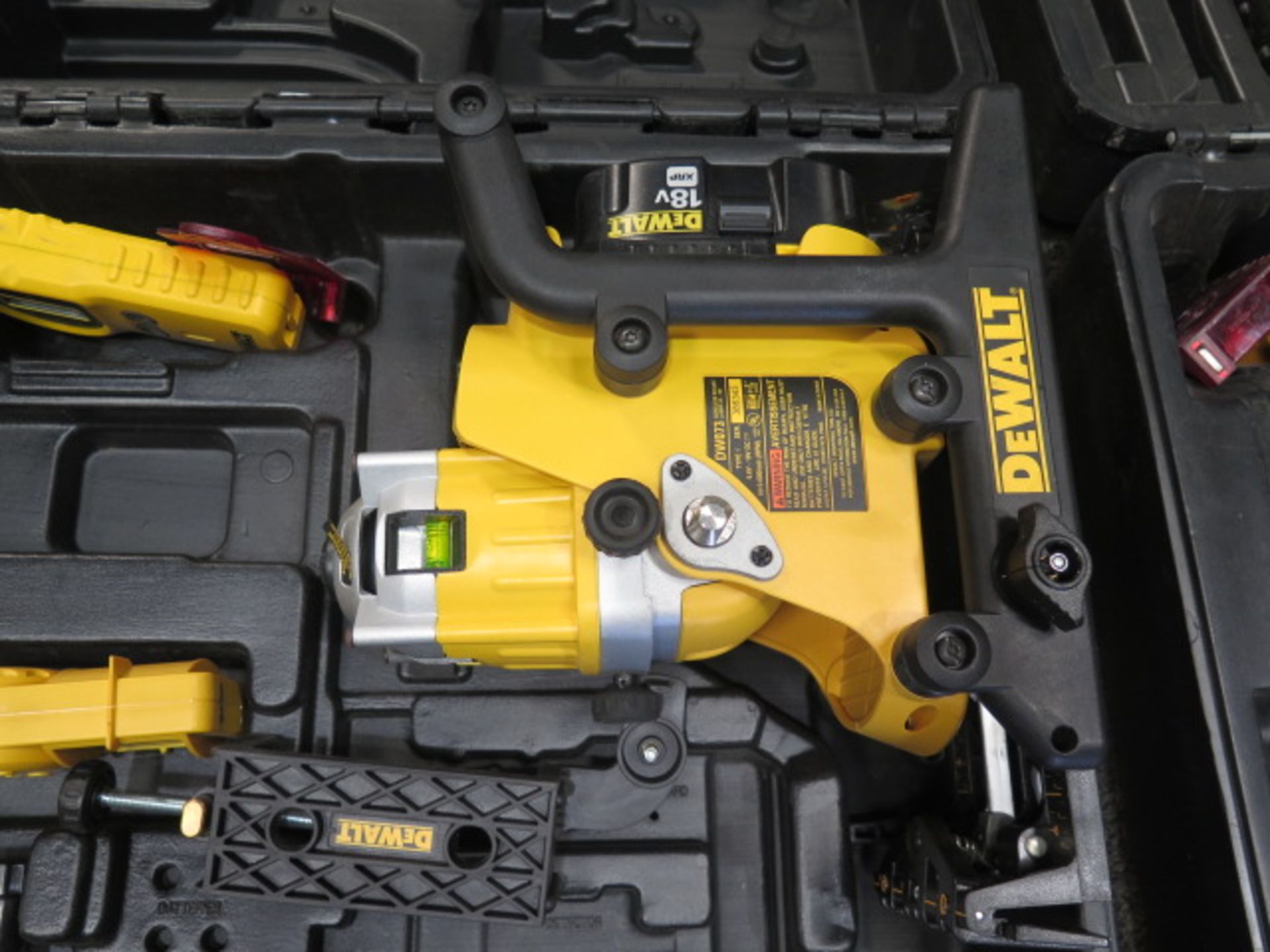 DeWalt mdl. DW073 18V Cordless Rotary Laser w/ Tripod Stand (SOLD AS-IS - NO WARRANTY) - Image 5 of 9