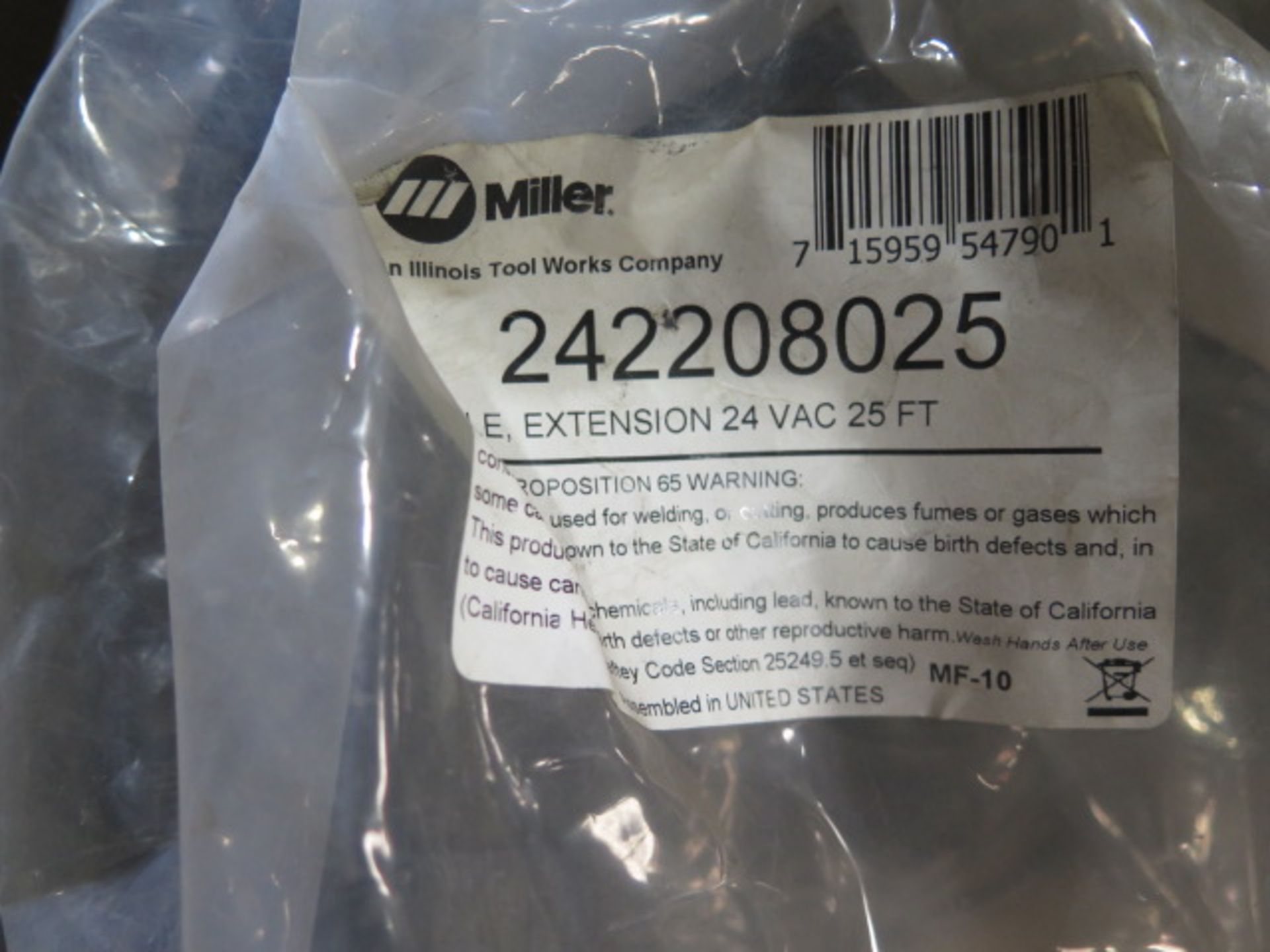 Miller 24' Cable Extension (SOLD AS-IS - NO WARRANTY) - Image 3 of 3