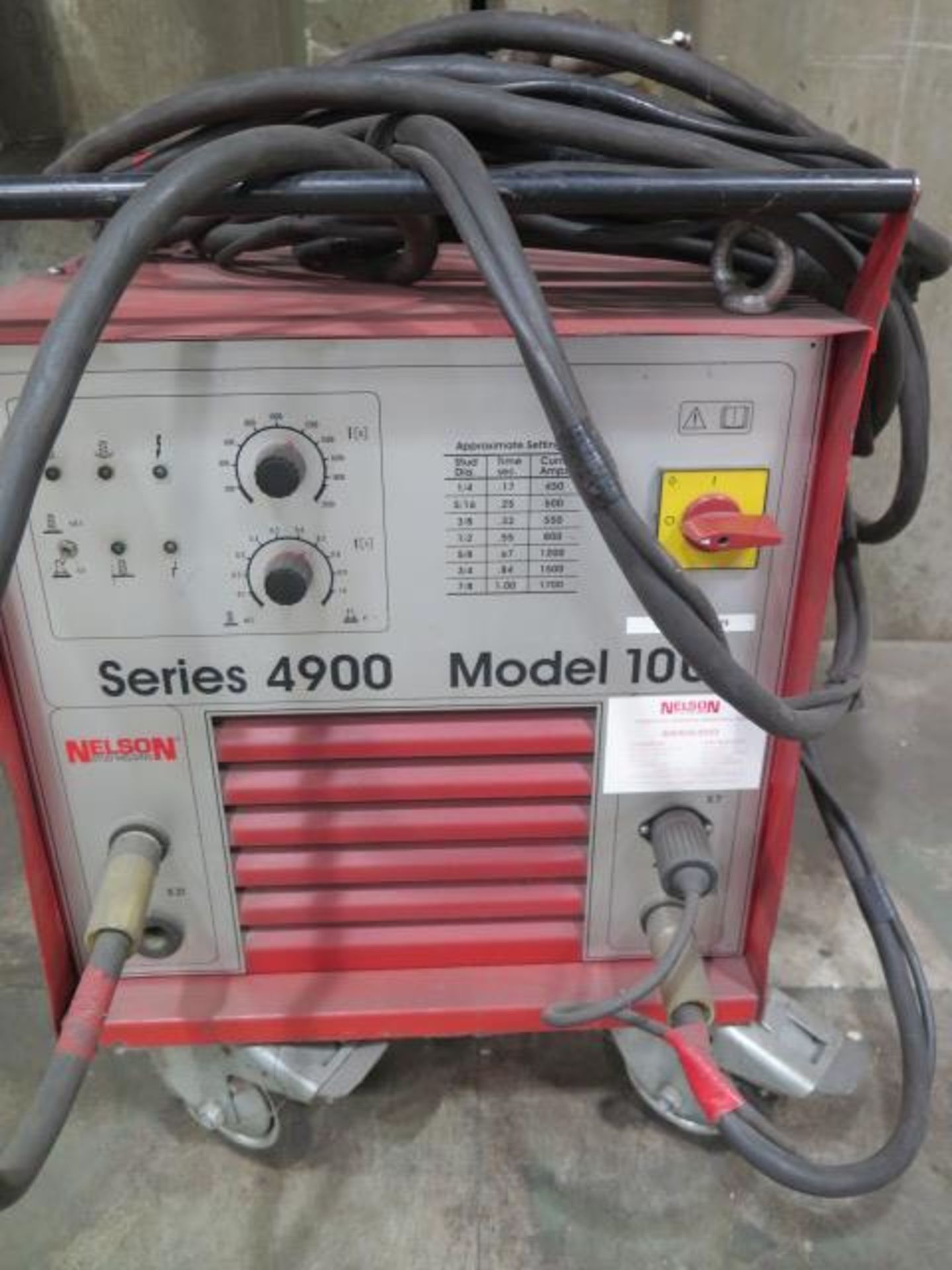 Nelson Series 4900 mdl. 100 Stud Welder w/ Gun (SOLD AS-IS - NO WARRANTY) - Image 3 of 9