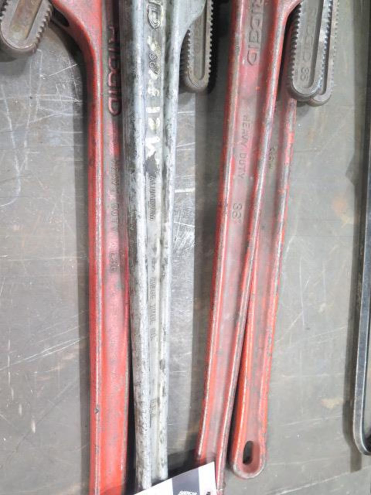 Ridgid 36" Pipe Wrenches (4) (SOLD AS-IS - NO WARRANTY) - Image 3 of 4