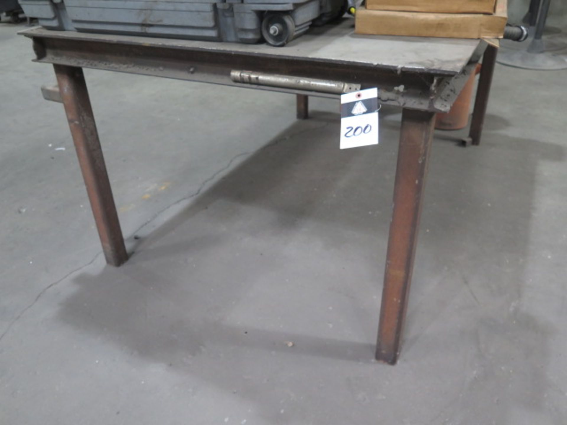 48" x 73" Steel Welding Table (SOLD AS-IS - NO WARRANTY)
