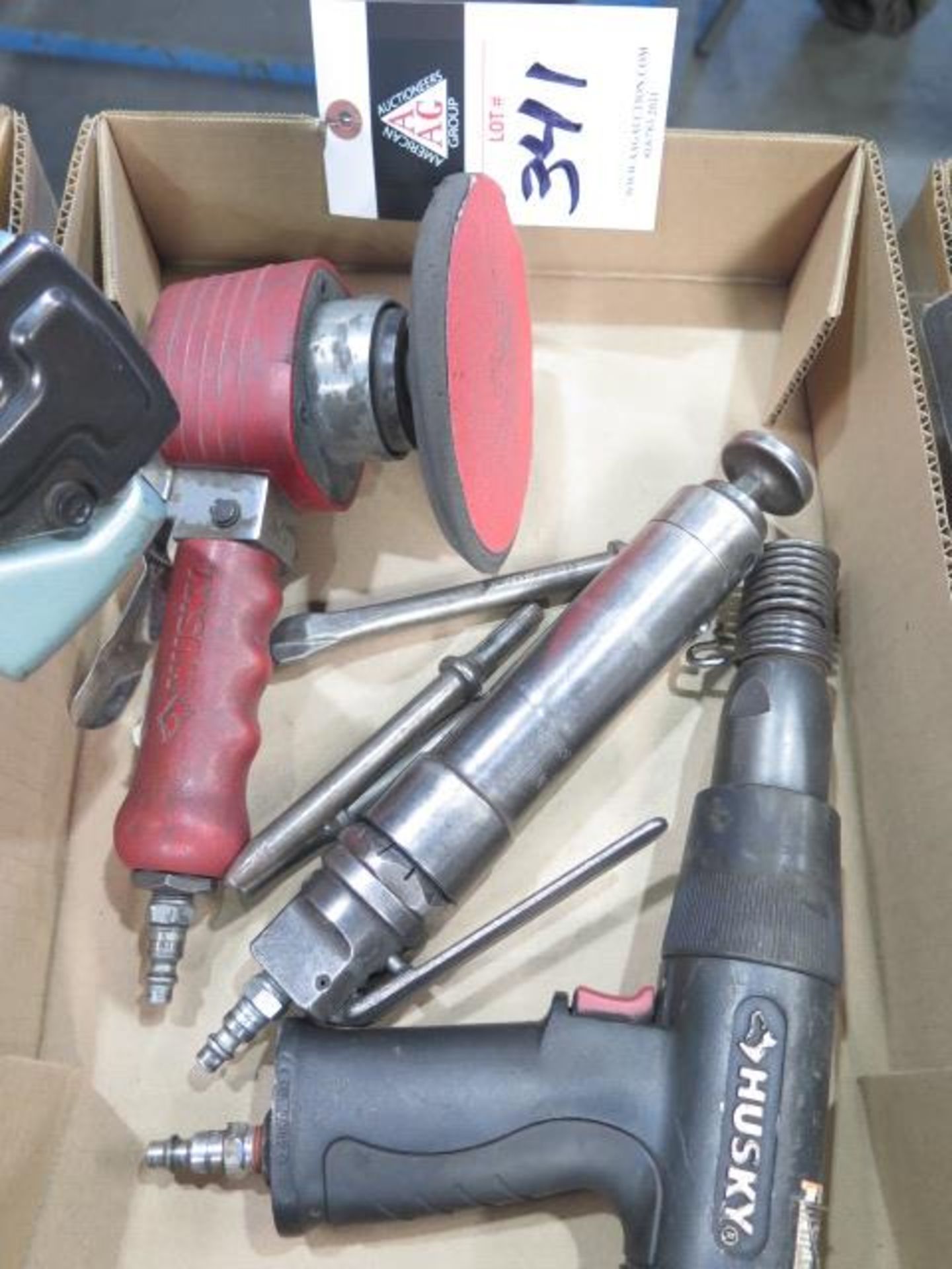 Pneumatic Sander, Chisel and Hammer (3) (SOLD AS-IS - NO WARRANTY)