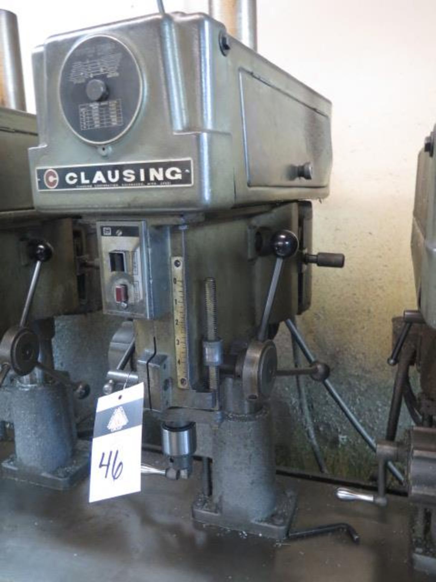 Clausing 4-Head Gang Drill Press w/ 5-Speed Heads, 24” x 80” Table (SOLD AS-IS - NO WARRANTY) - Image 3 of 7