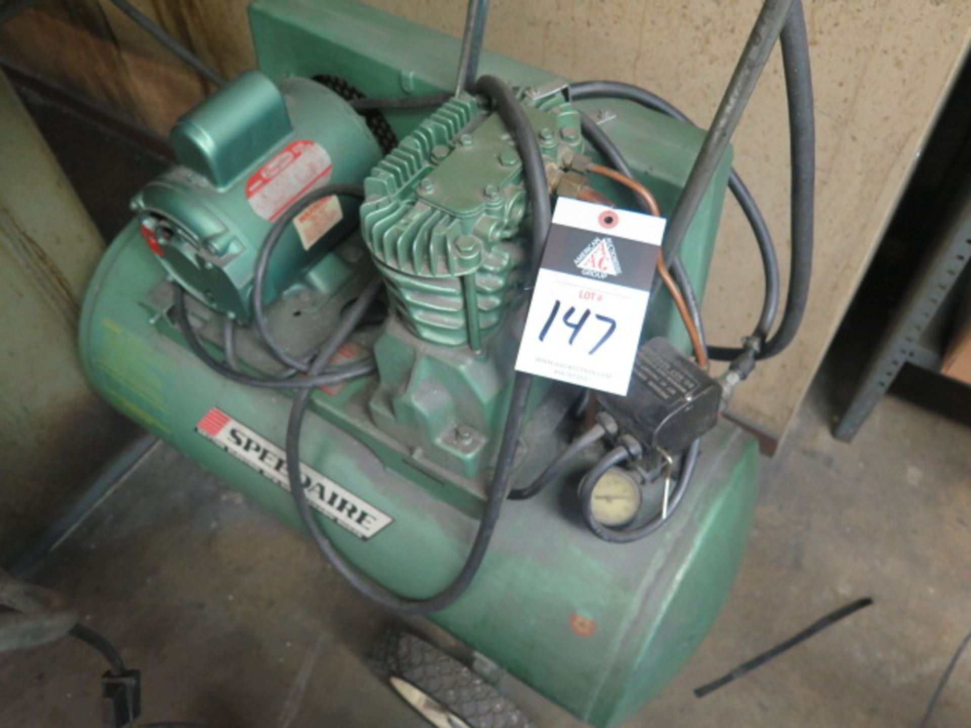 Speedaire Portable Air Compressor (SOLD AS-IS - NO WARRANTY) - Image 5 of 5