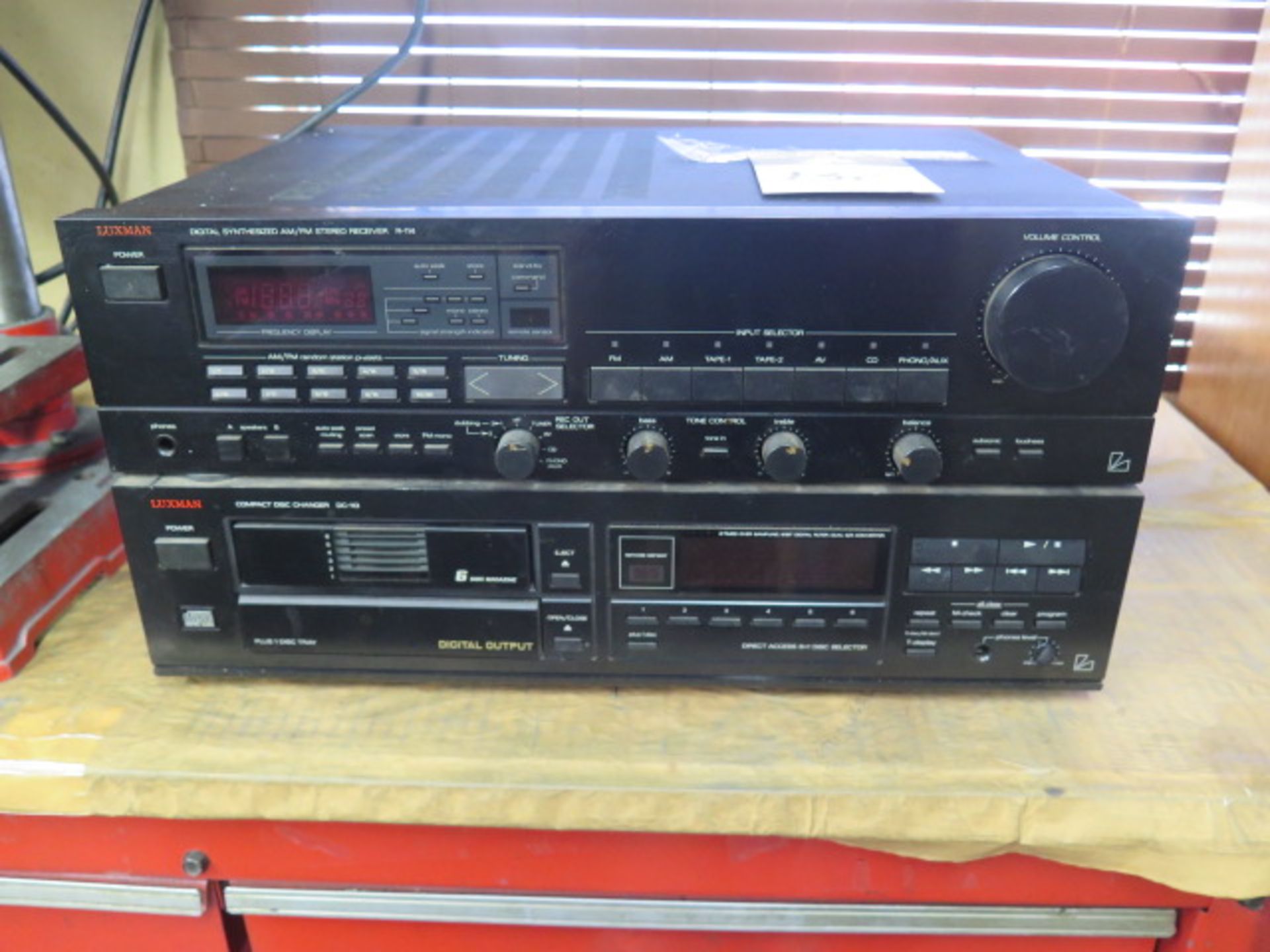 Luxman R-114 Stereo Receiver and DC-113 CD Player (SOLD AS-IS - NO WARRANTY)