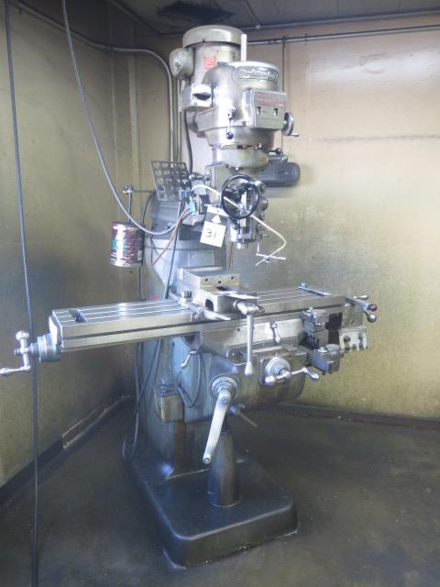 Bridgeport Series 1 – 2Hp Vertical Mill s/n 228501 w/ 60-4200 Dial Change RPM, Trava-Dials X & Y,