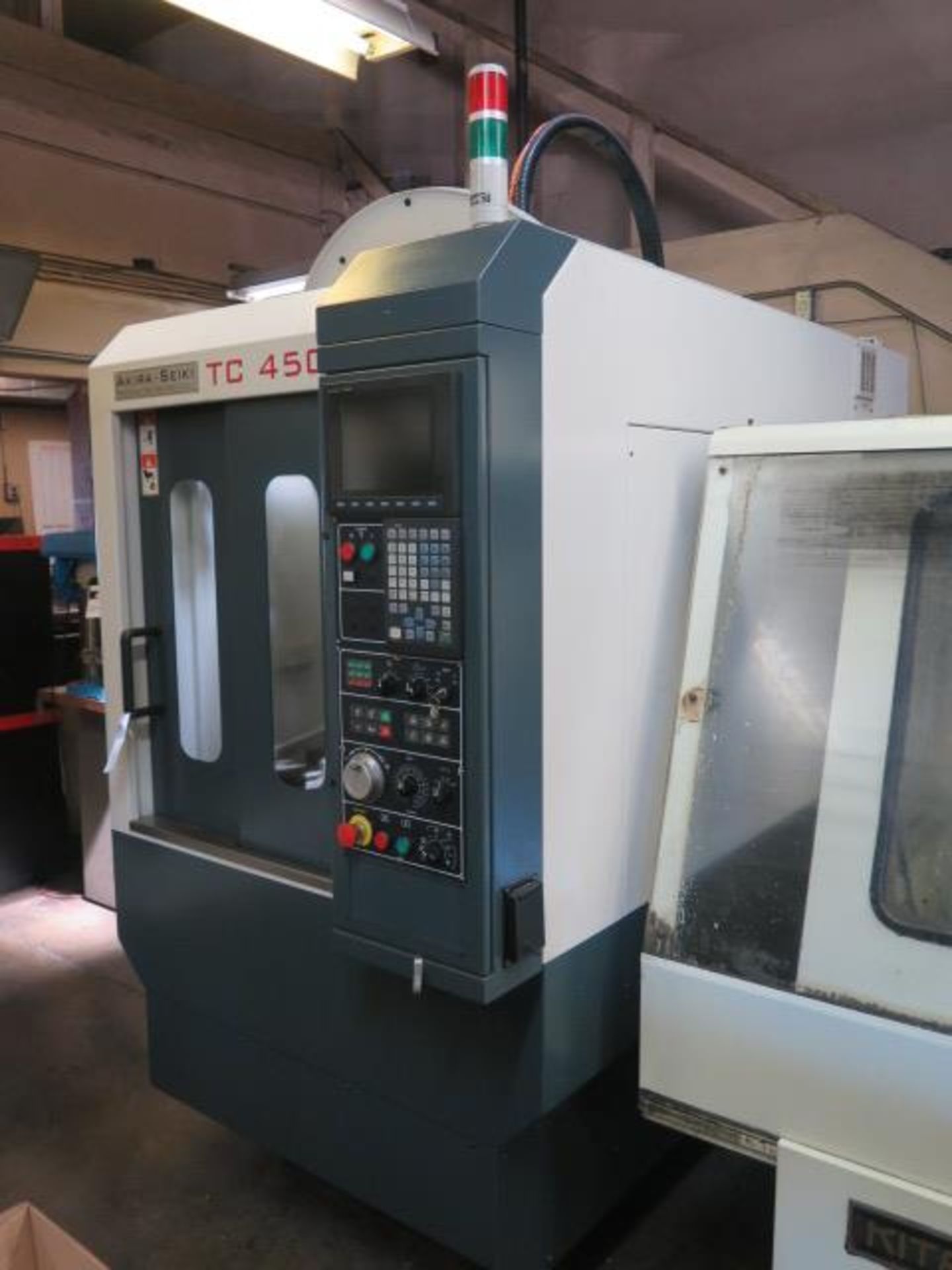 2008 Akira Seiki TC450 CNC Drill and Tapping Center s/n 45E07111 w/ Akira Mi645 Controls, SOLD AS IS - Image 2 of 11