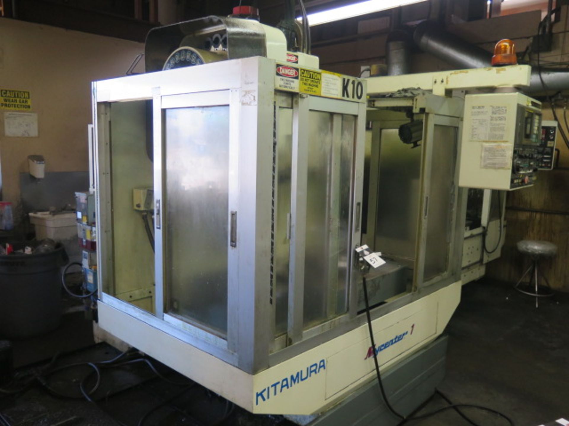 Kitamura Mycenter-1 CNC Vertical Machining Center s/n 02996 w/ Fanuc Series 0-M Controls, SOLD AS IS - Image 3 of 13