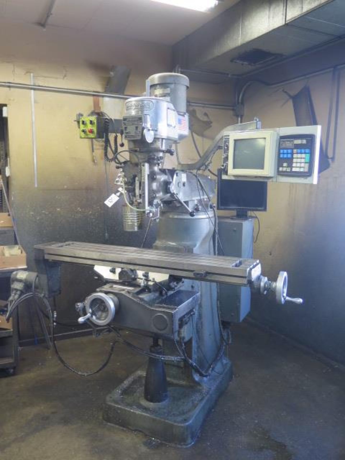 Bridgeport / EZ Trak 2-Axis CNC Vertical Mill s/n 265930 w/ EZ Trak SX Controls, 2Hp, SOLD AS IS