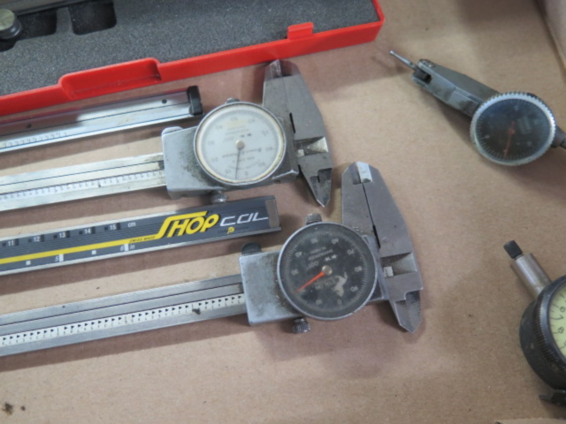 Digital and Dial 6" Calipers (5), Dial Test Indicator and Dial Drop Indicator (SOLD AS-IS - NO WARR - Image 5 of 6