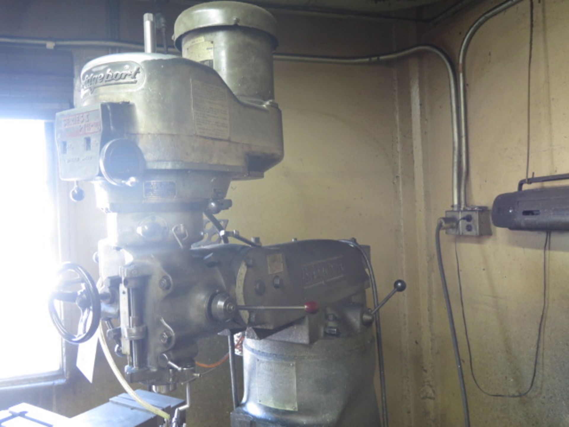 Bridgeport Series 1 – 2Hp Vertical Mill s/n 228501 w/ 60-4200 Dial Change RPM, Trava-Dials X & Y, - Image 4 of 13