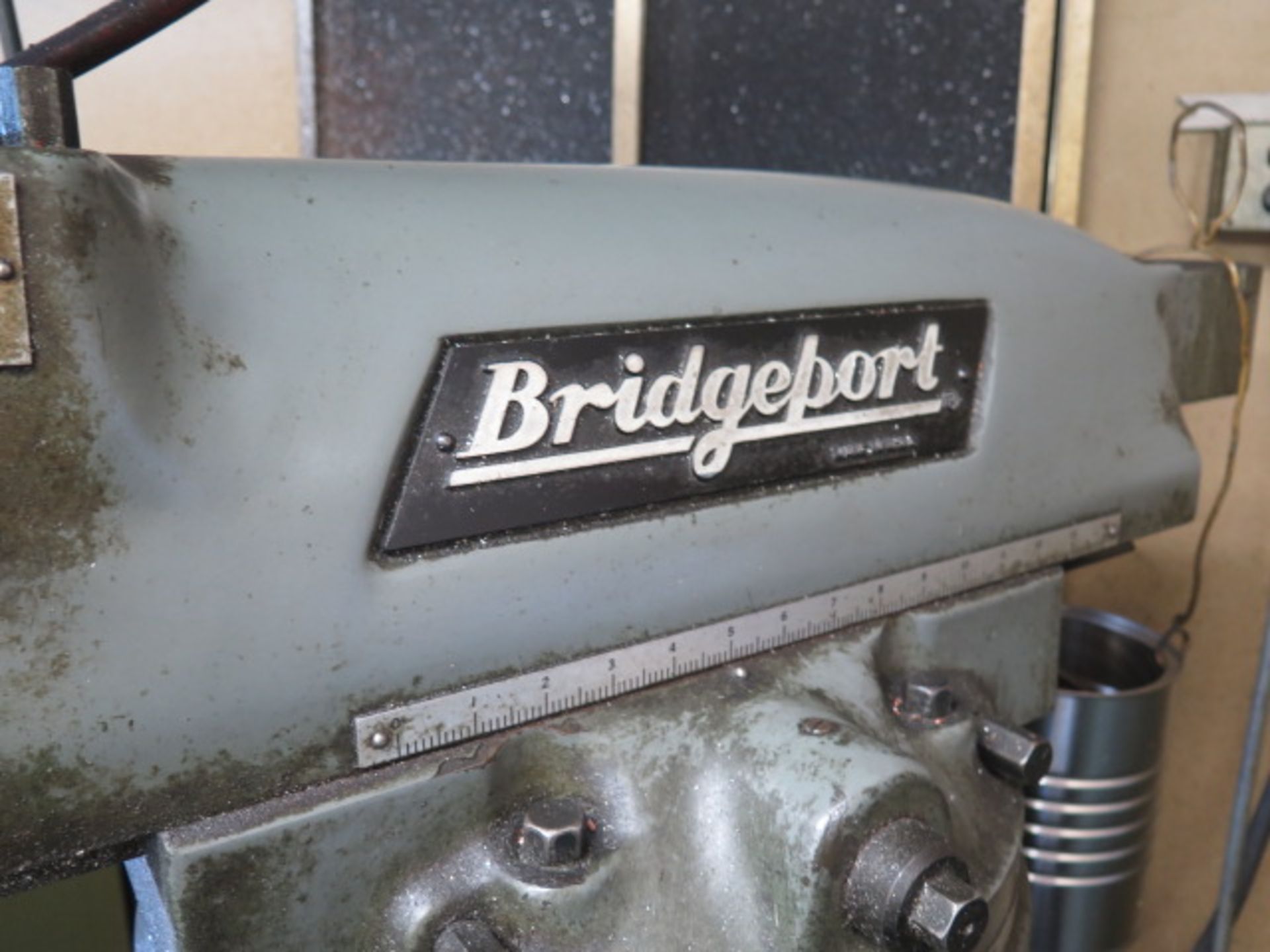 Bridgeport Series 1 2Hp Vertical Mill s/n 242570 w/ 60-4200 Dial Change RPM, Chrome Ways. SOLD AS IS - Image 3 of 14