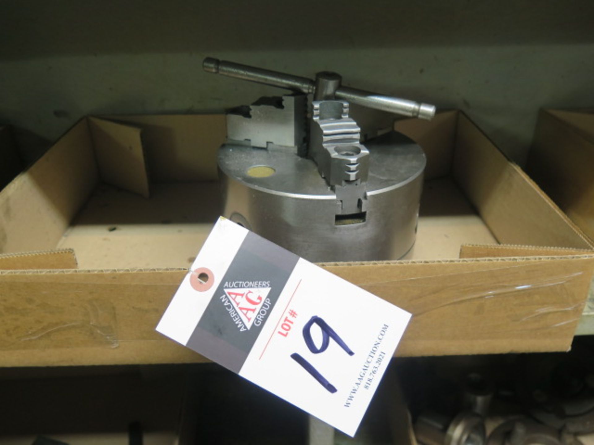 6" 3-Jaw Chuck (Fits Monarch) (SOLD AS-IS - NO WARRANTY)