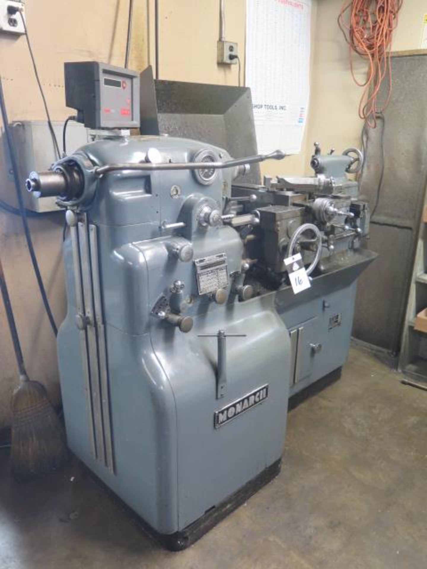 Monarch 10”EE 12 ½” x 20” Lathe s/n 43039 w/ Newall DPG DRO, 3000 RPM, Inch Threading, SOLD AS IS - Image 2 of 21