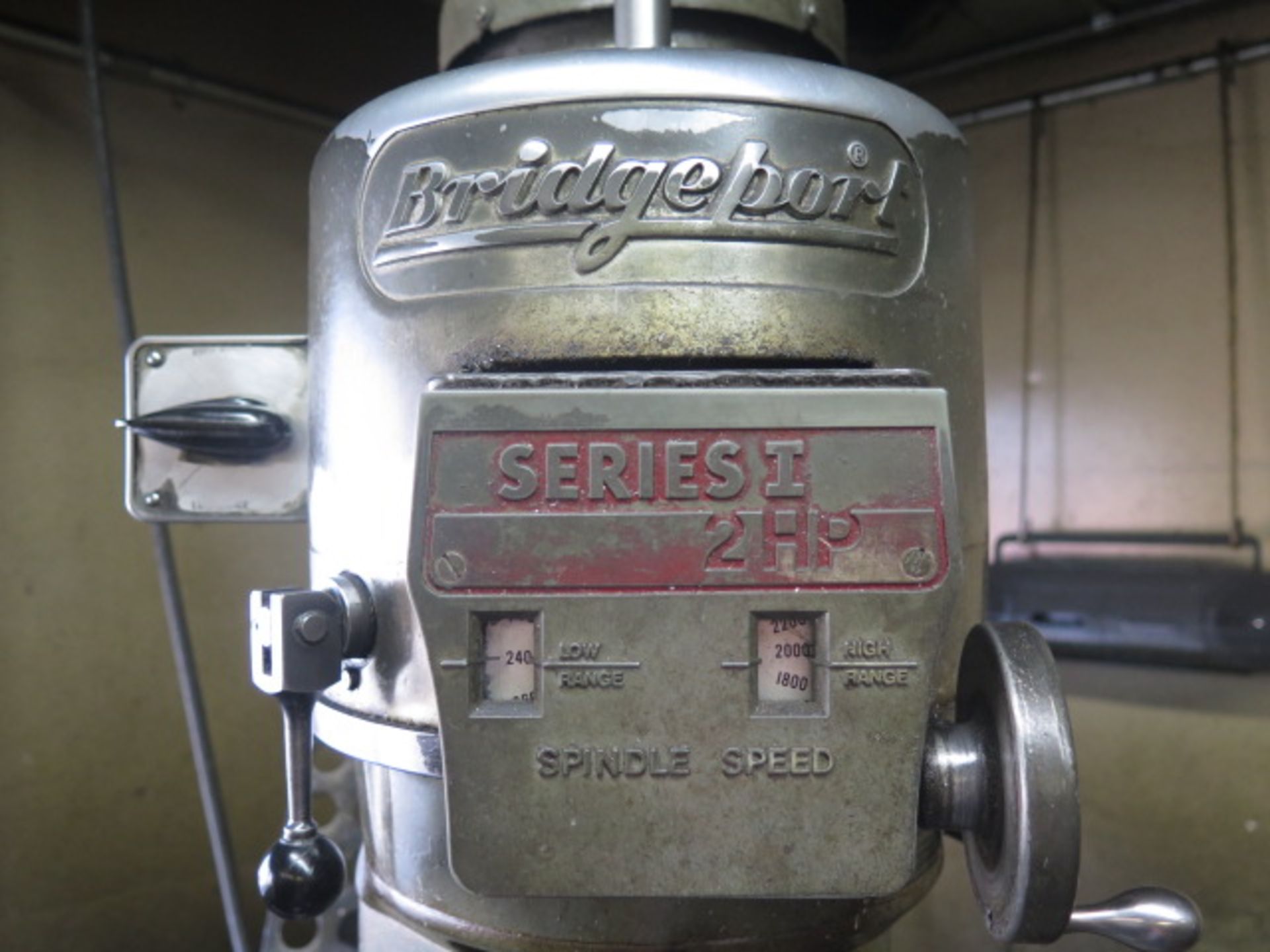 Bridgeport Series 1 – 2Hp Vertical Mill s/n 228501 w/ 60-4200 Dial Change RPM, Trava-Dials X & Y, - Image 3 of 13