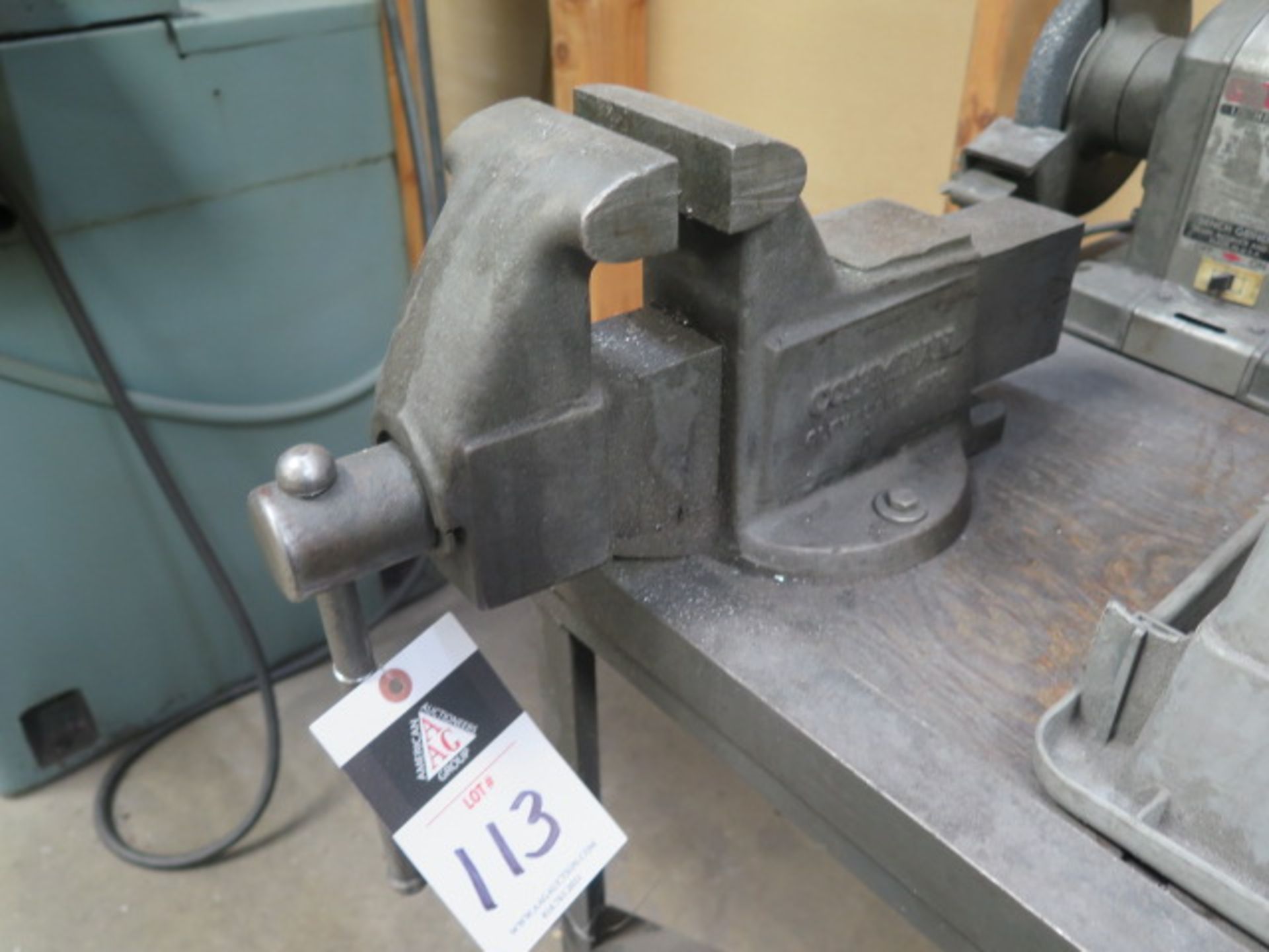 Columbian Bench Vise w/ Bench (SOLD AS-IS - NO WARRANTY) - Image 3 of 4