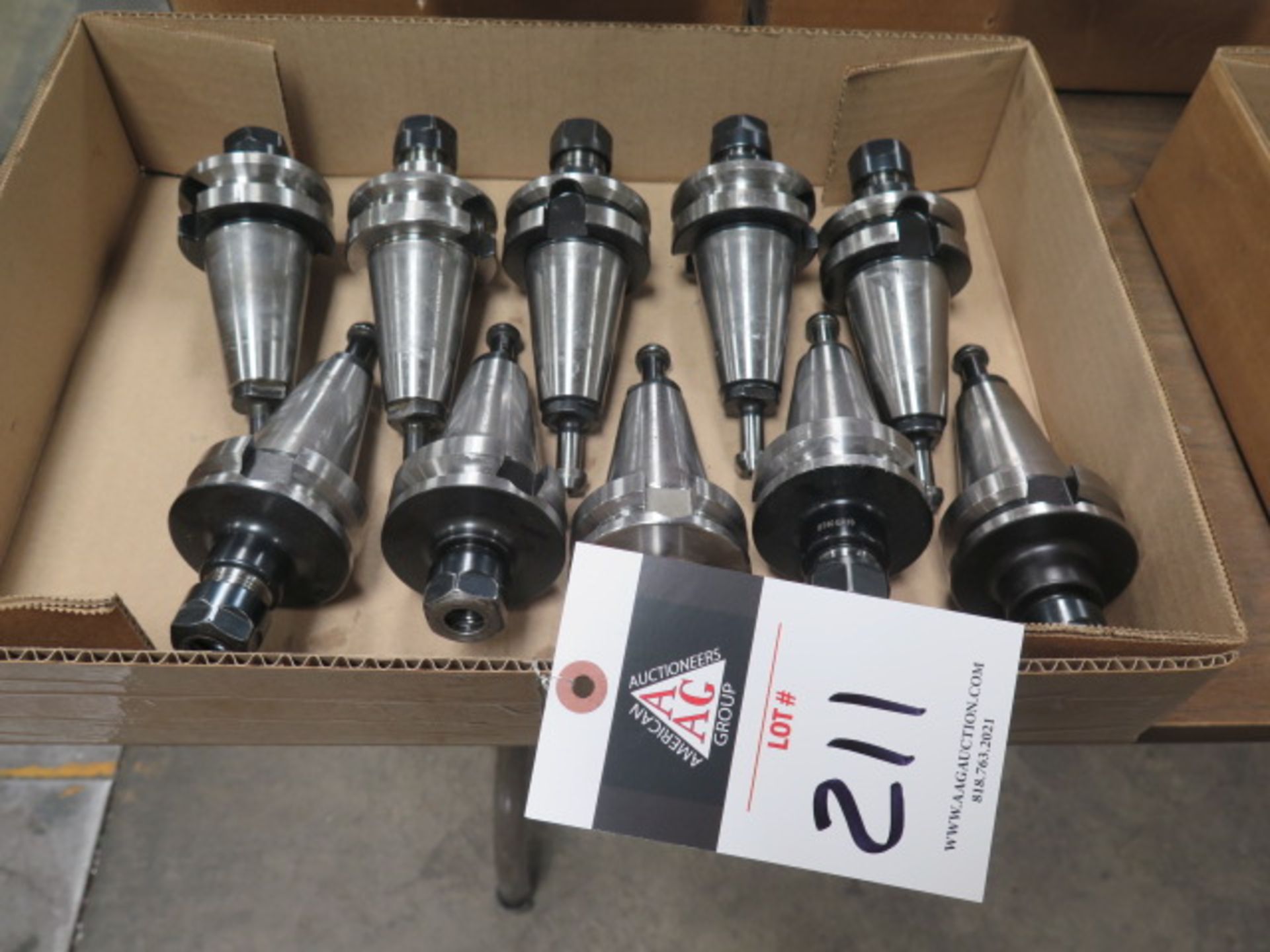 BT-40 Taper ER16 Collet Chucks (10) (SOLD AS-IS - NO WARRANTY)